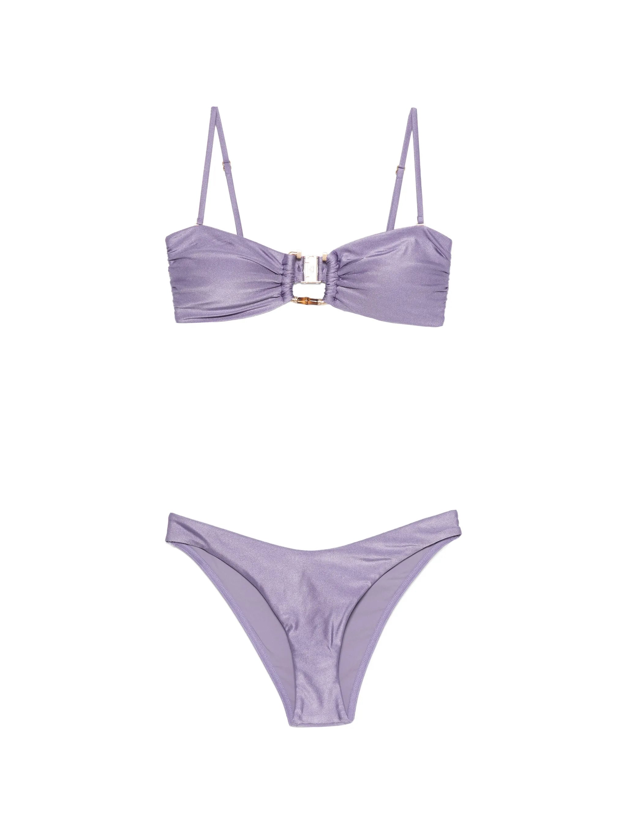 Indra bamboo-trim bikini