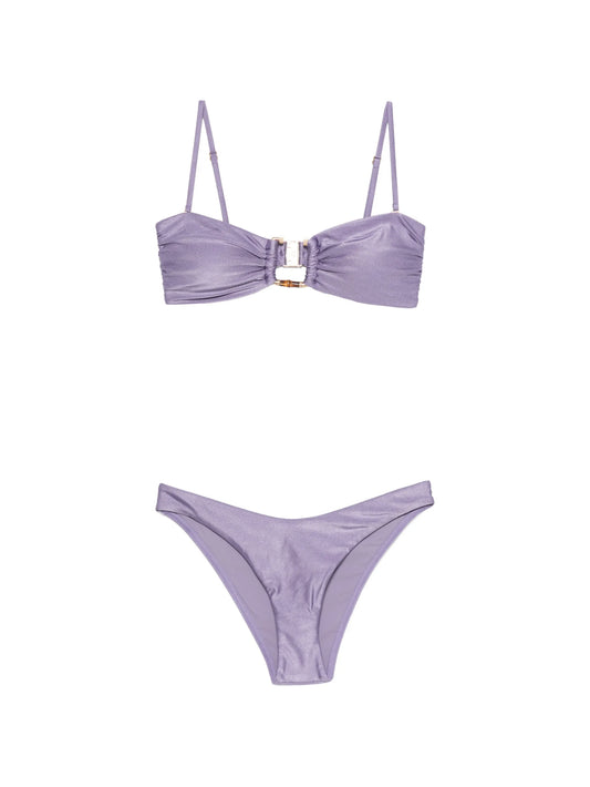 Indra bamboo-trim bikini