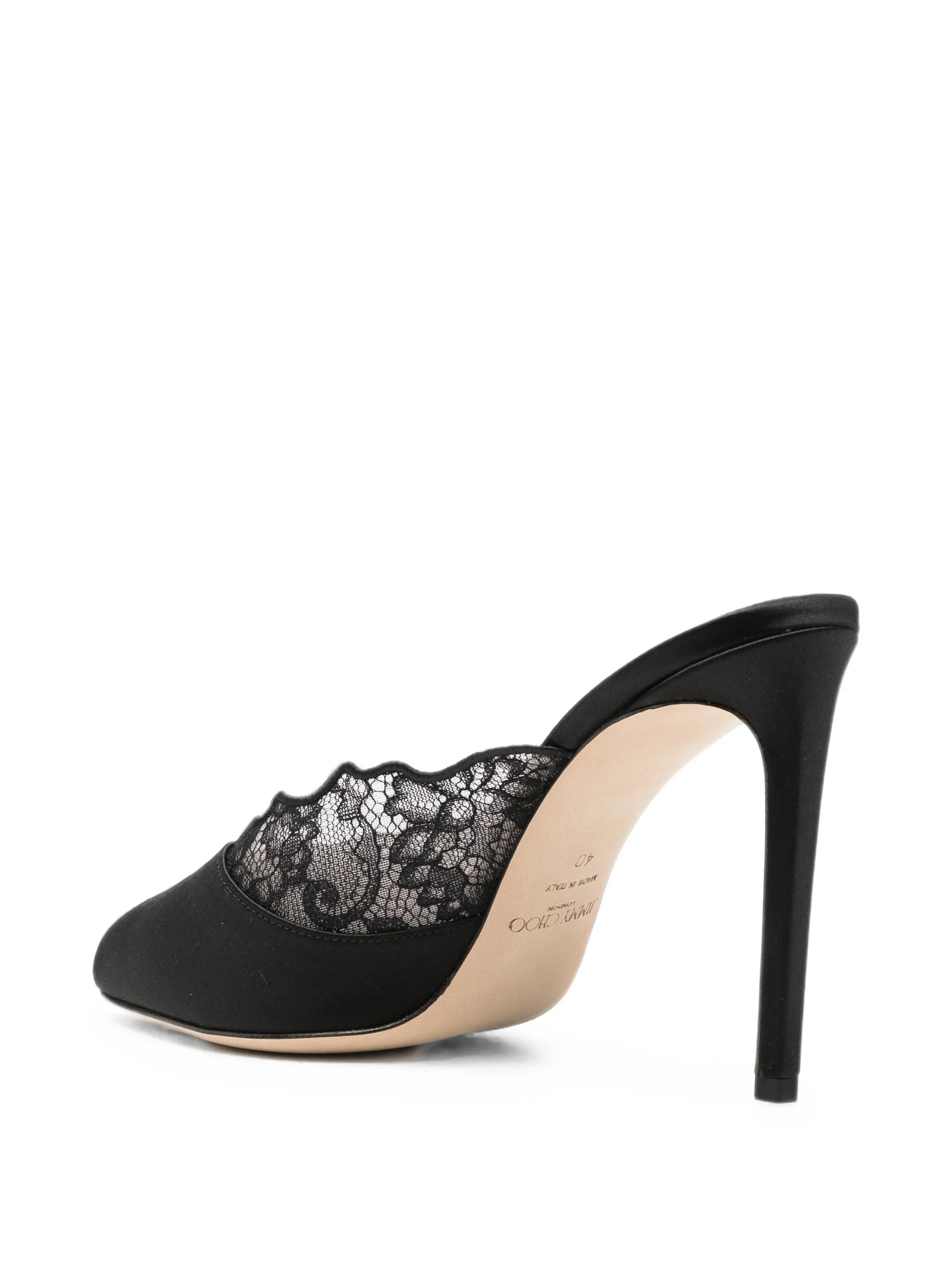 Brigitte lace peep-toe sandals