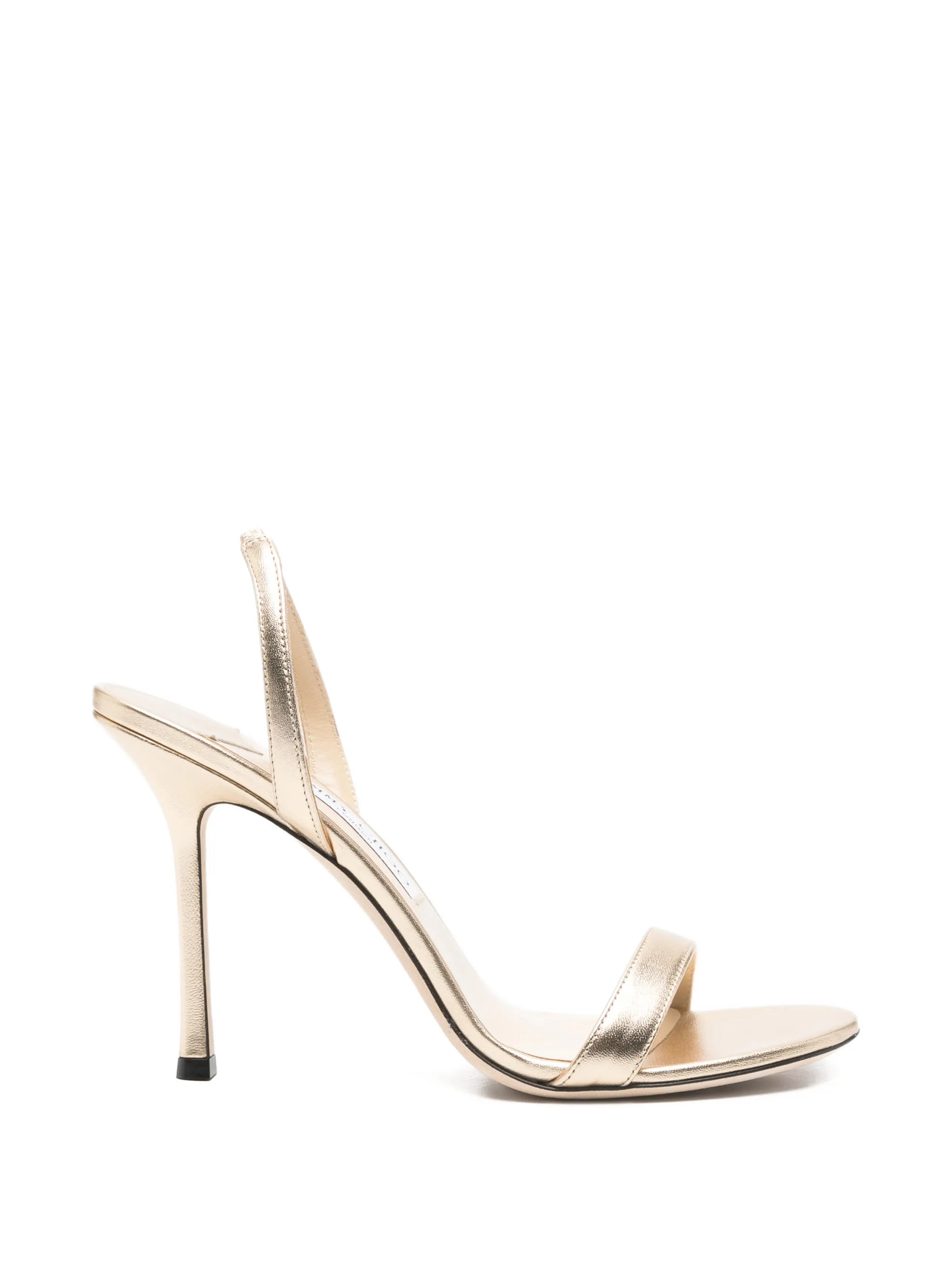 Jenn metallic leather sandals