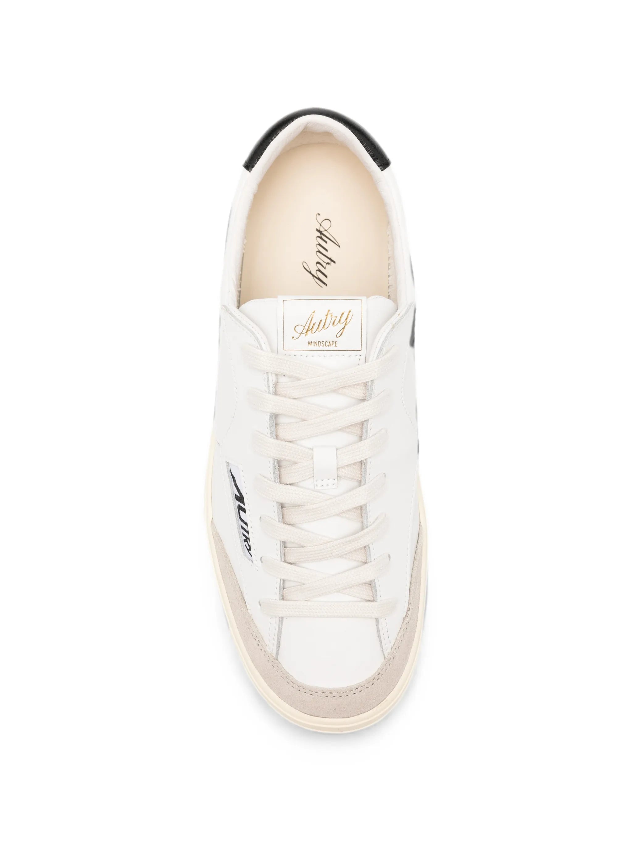 Windscape panelled leather sneakers
