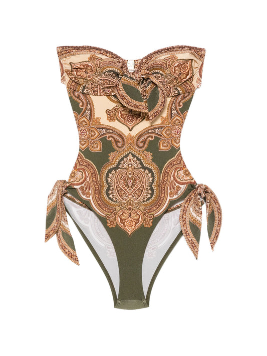 Mahon Scarf paisley-print swimsuit