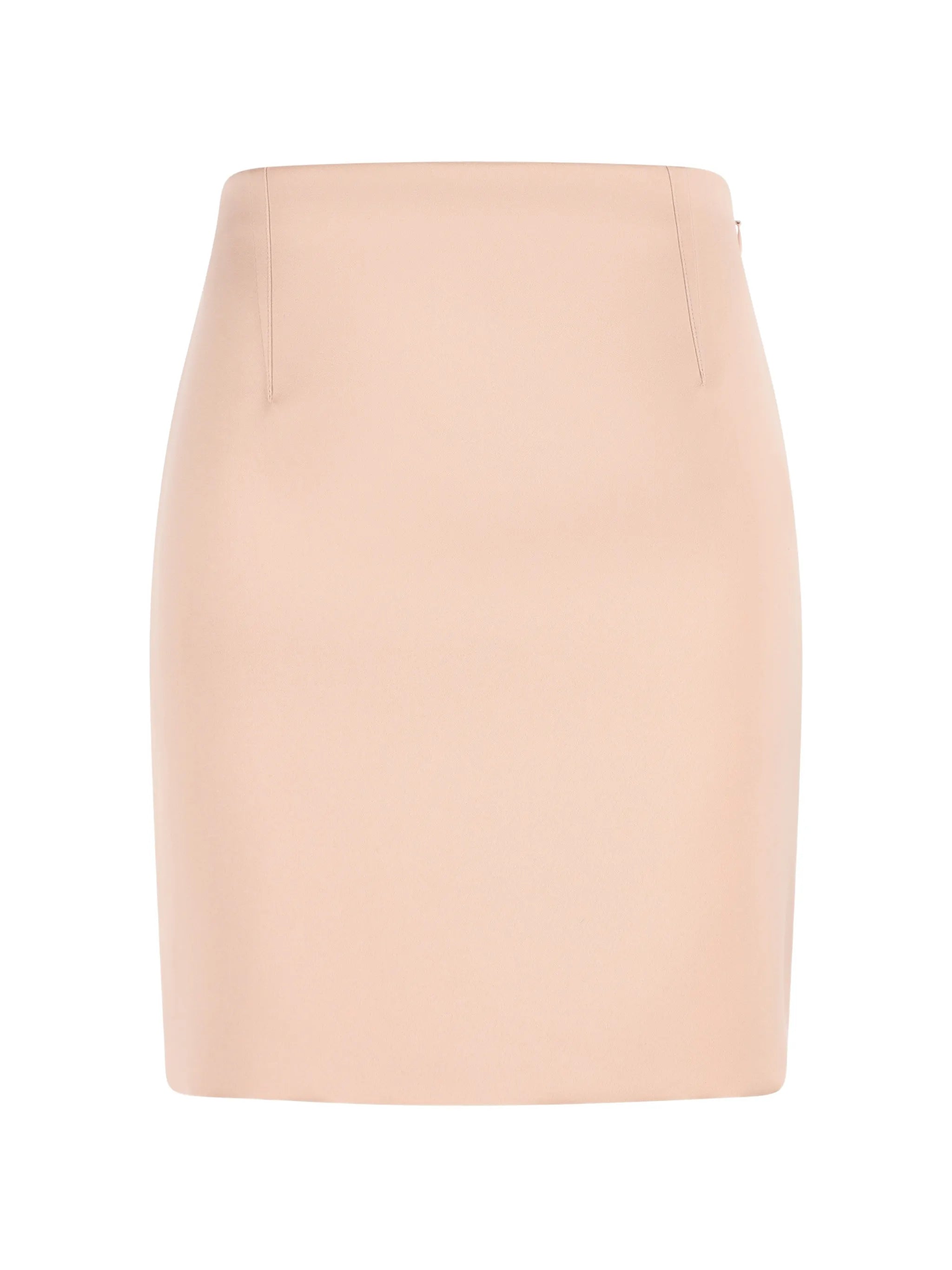 vertical stitching mini skirt