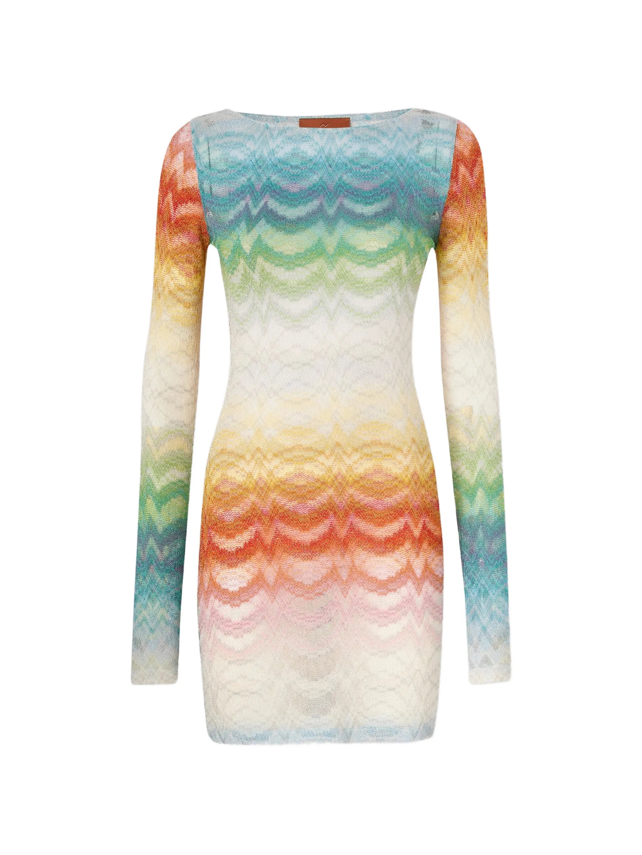 long-sleeve mini dress