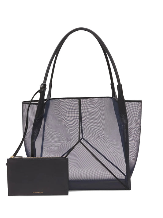 large navy tote bag