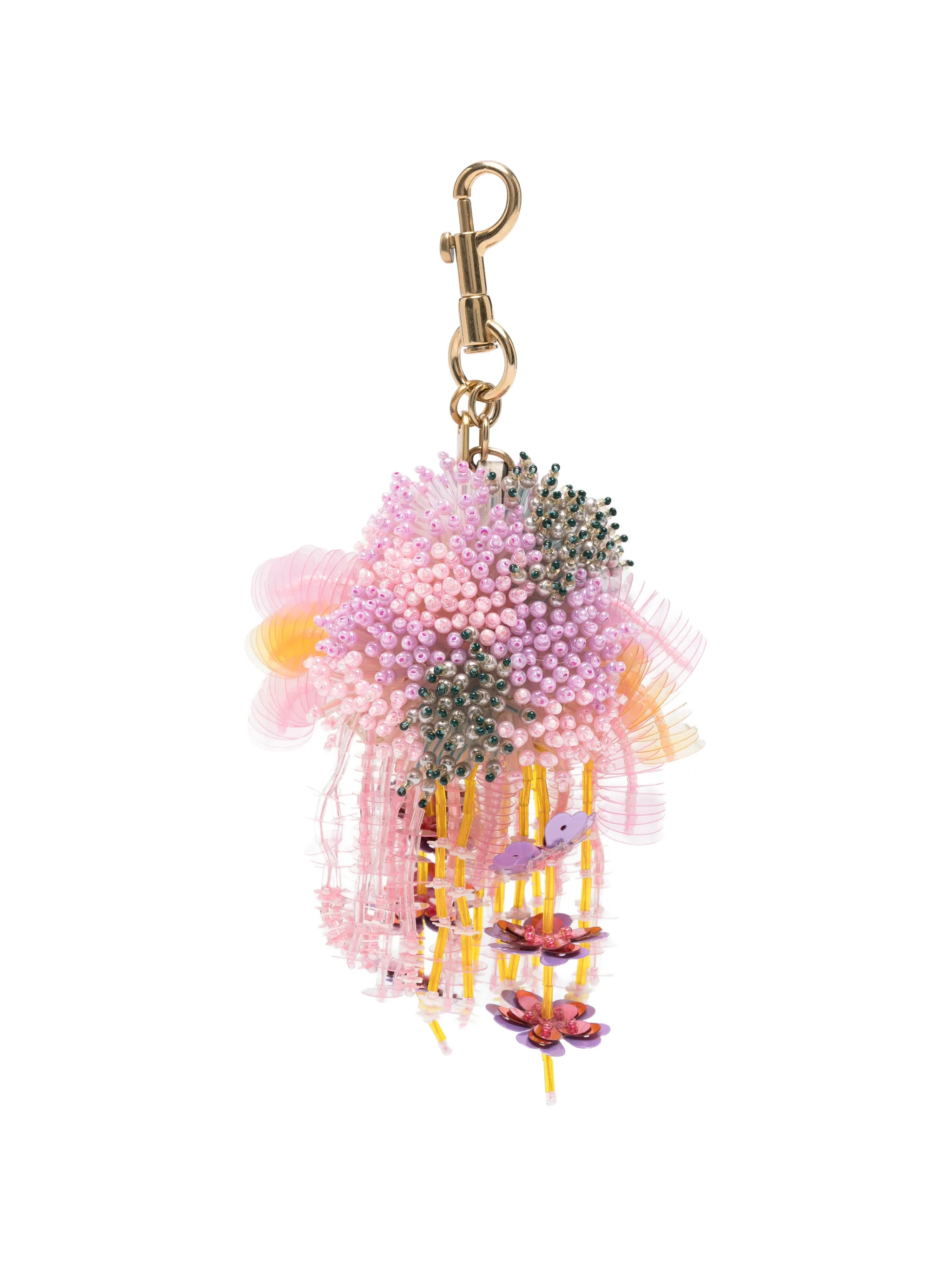 embellished creature charm satin and sequins in multi