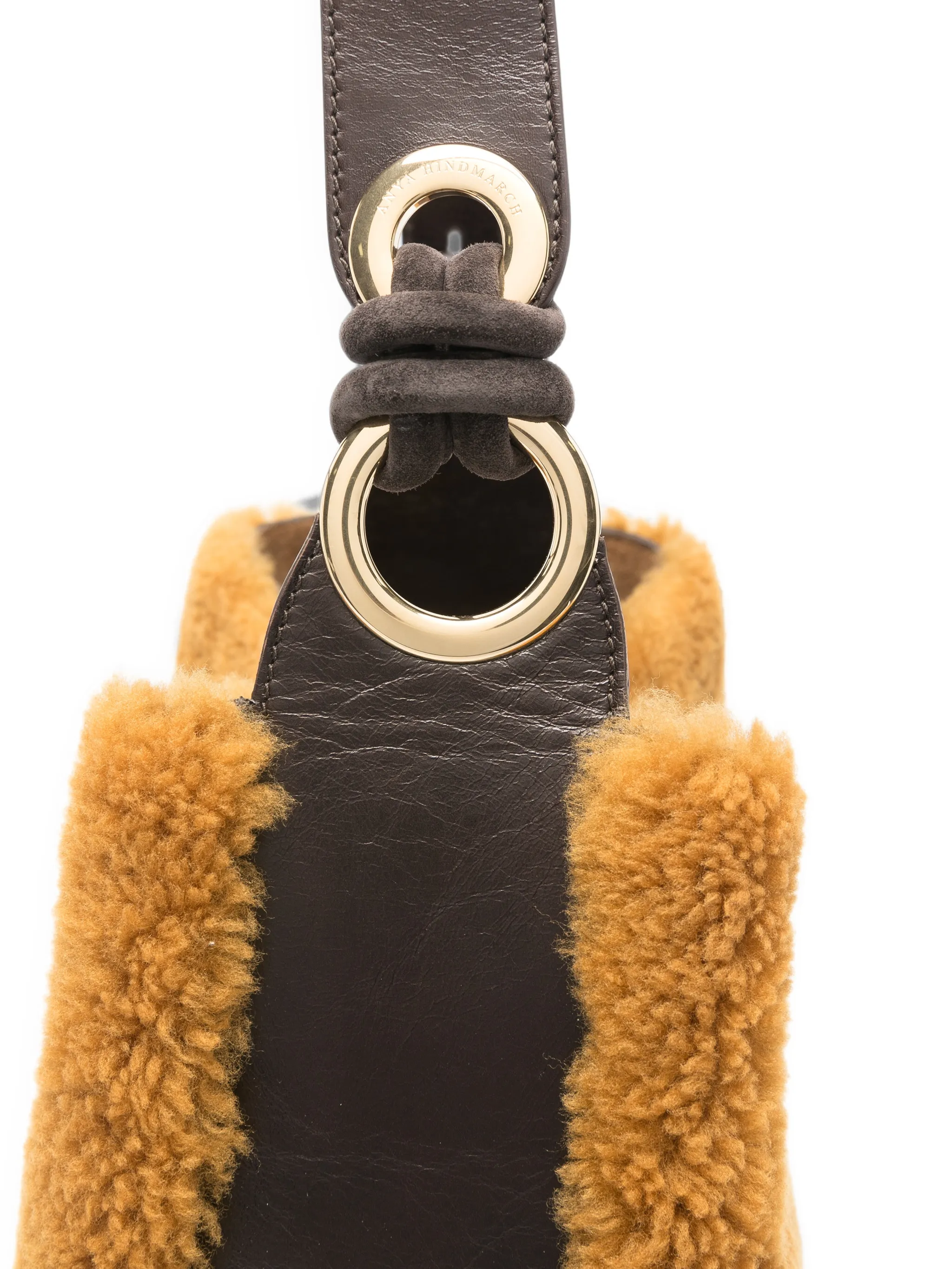 Ringo shearling shoulder bag