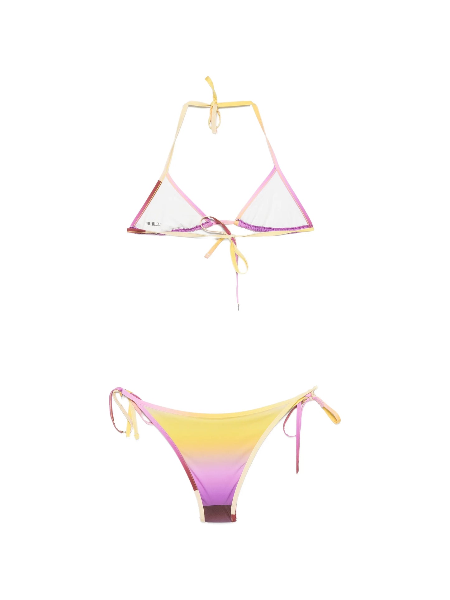 gradient-effect triangle bikini