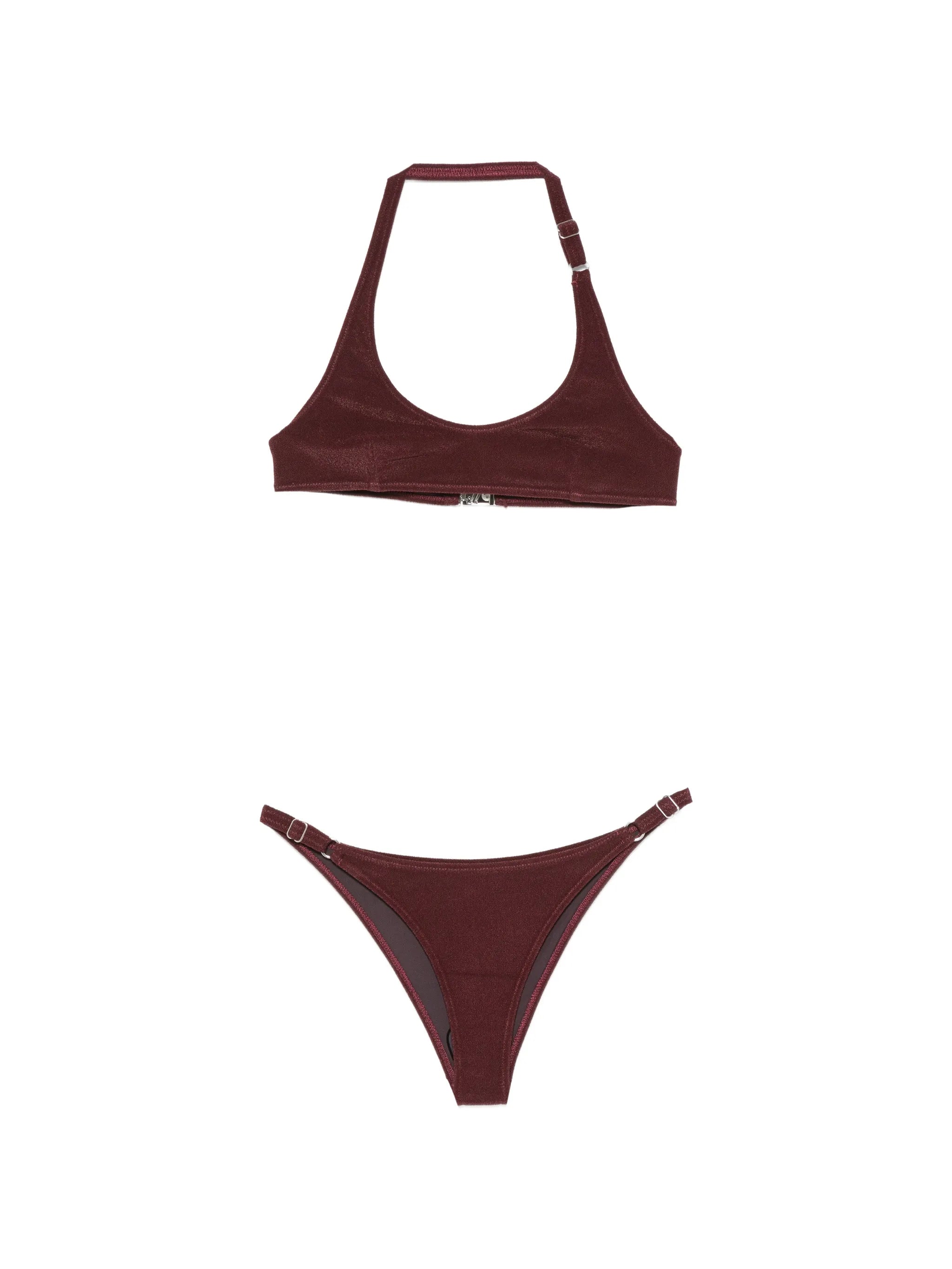 halterneck bikini set