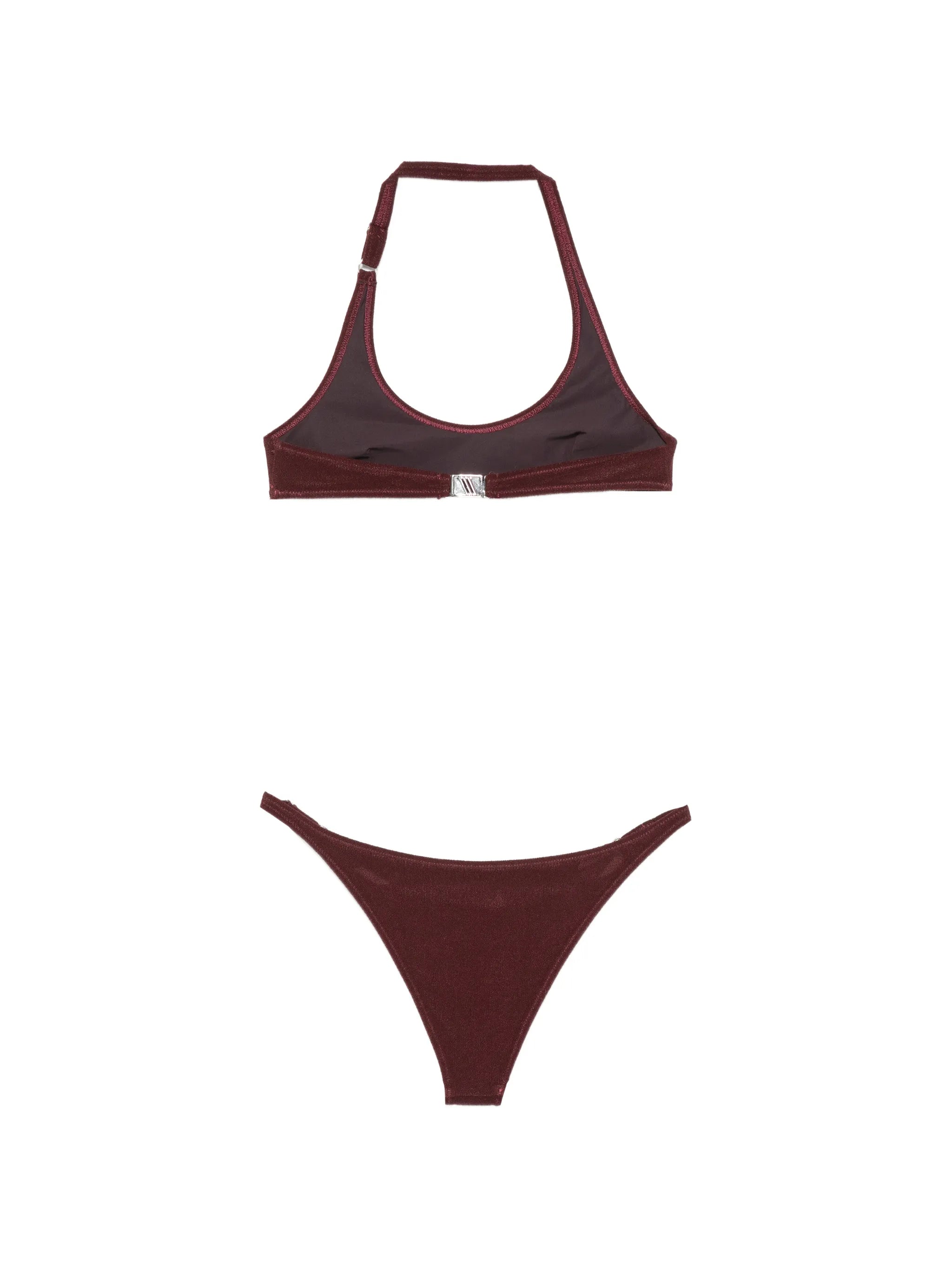 halterneck bikini set