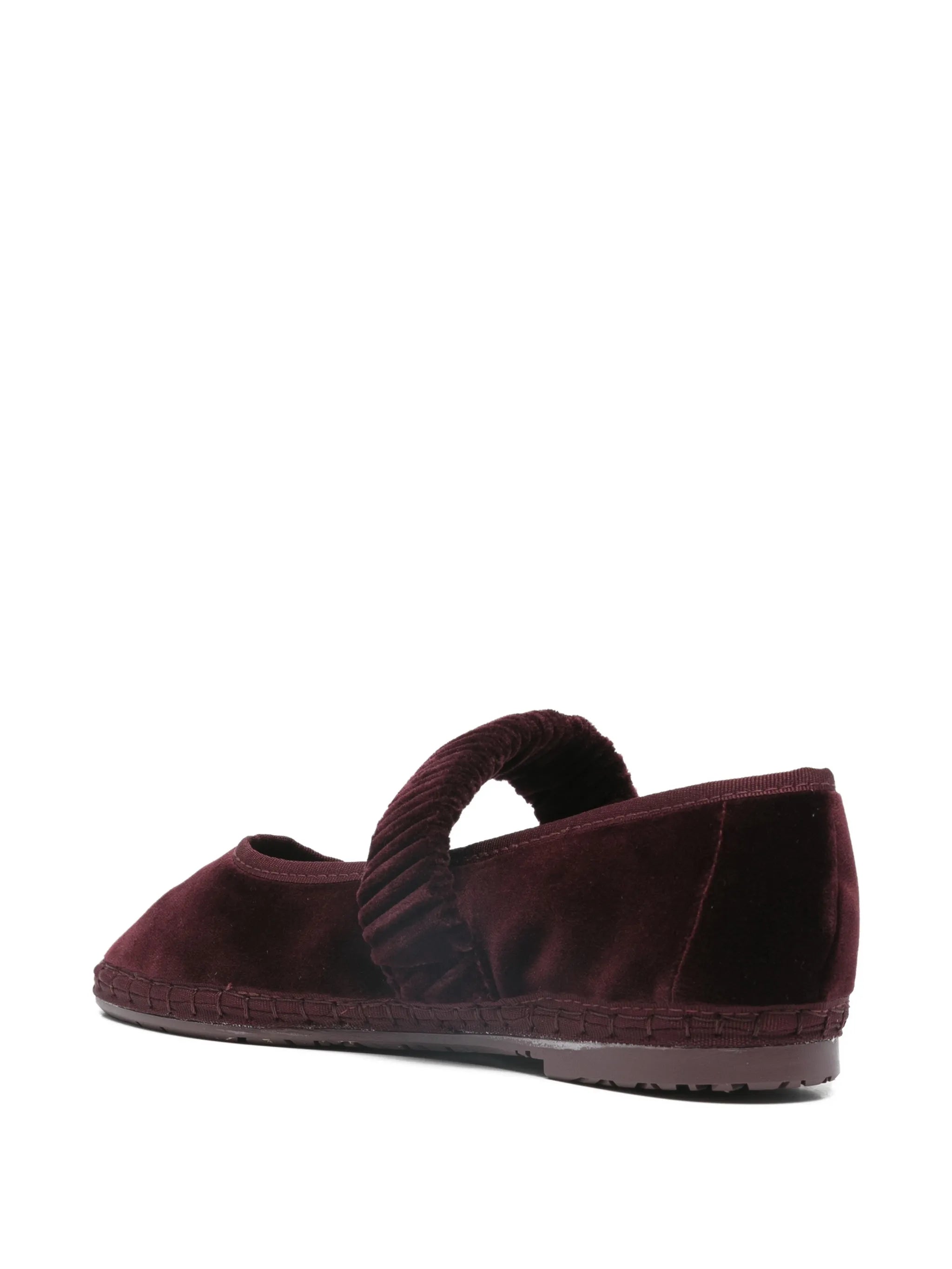 Mafalda ruched-strap ballet flats