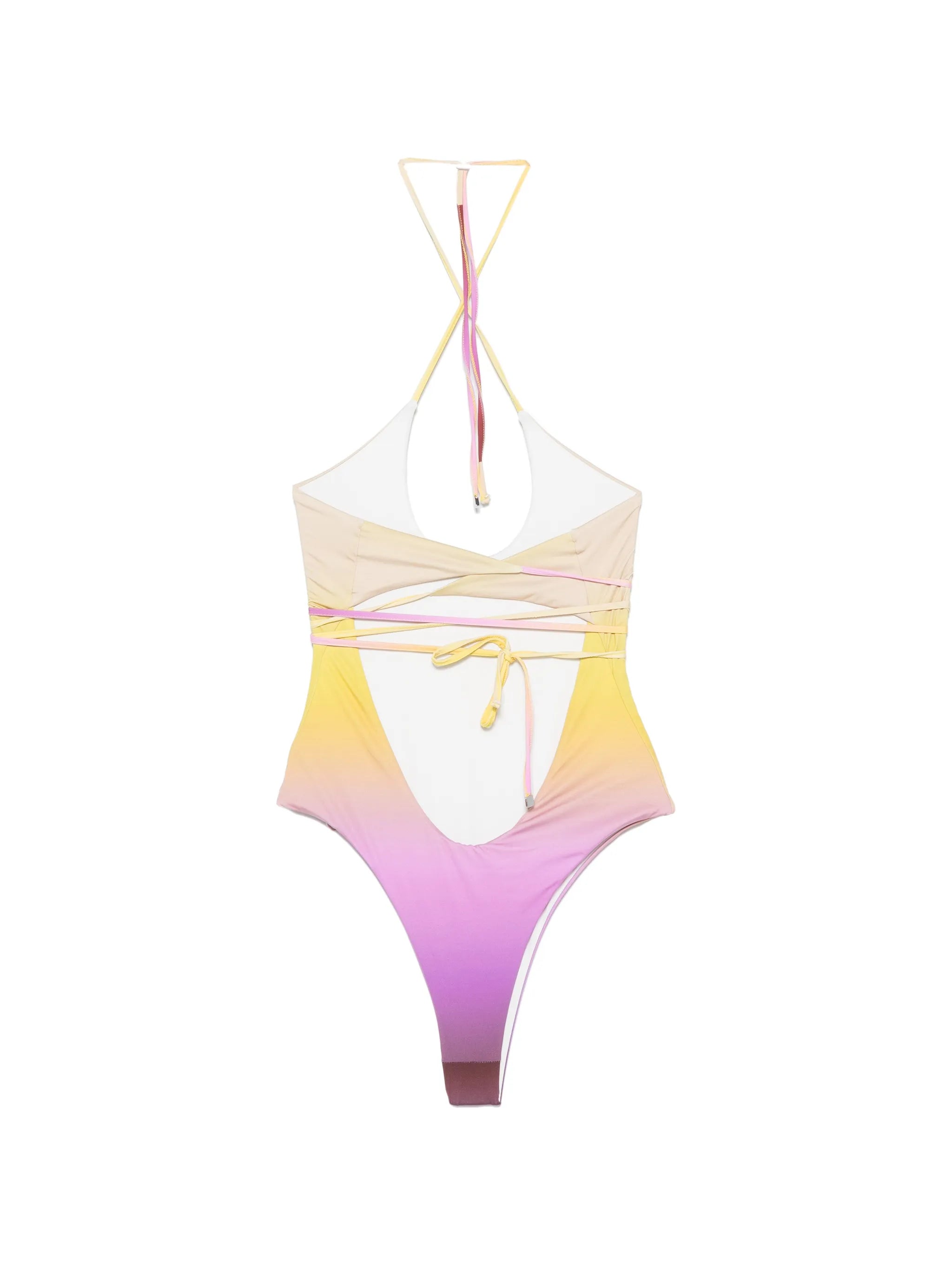 wrap-around swimsuit