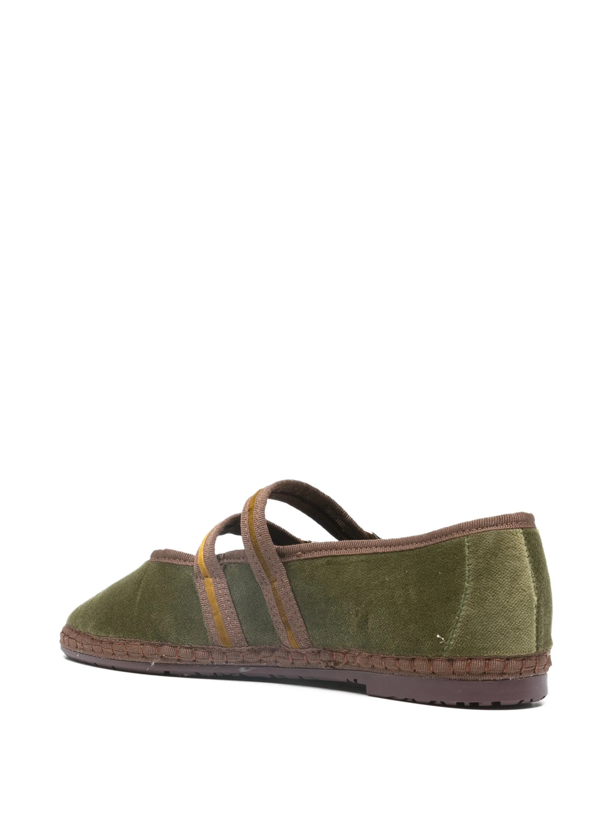 Claire double-strap ballet flats