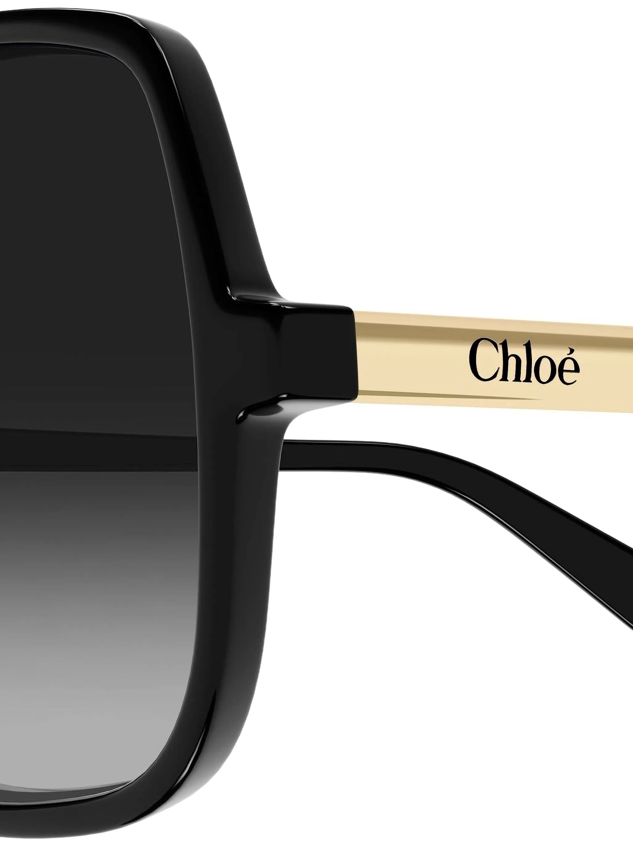oversized geometric-frame sunglasses