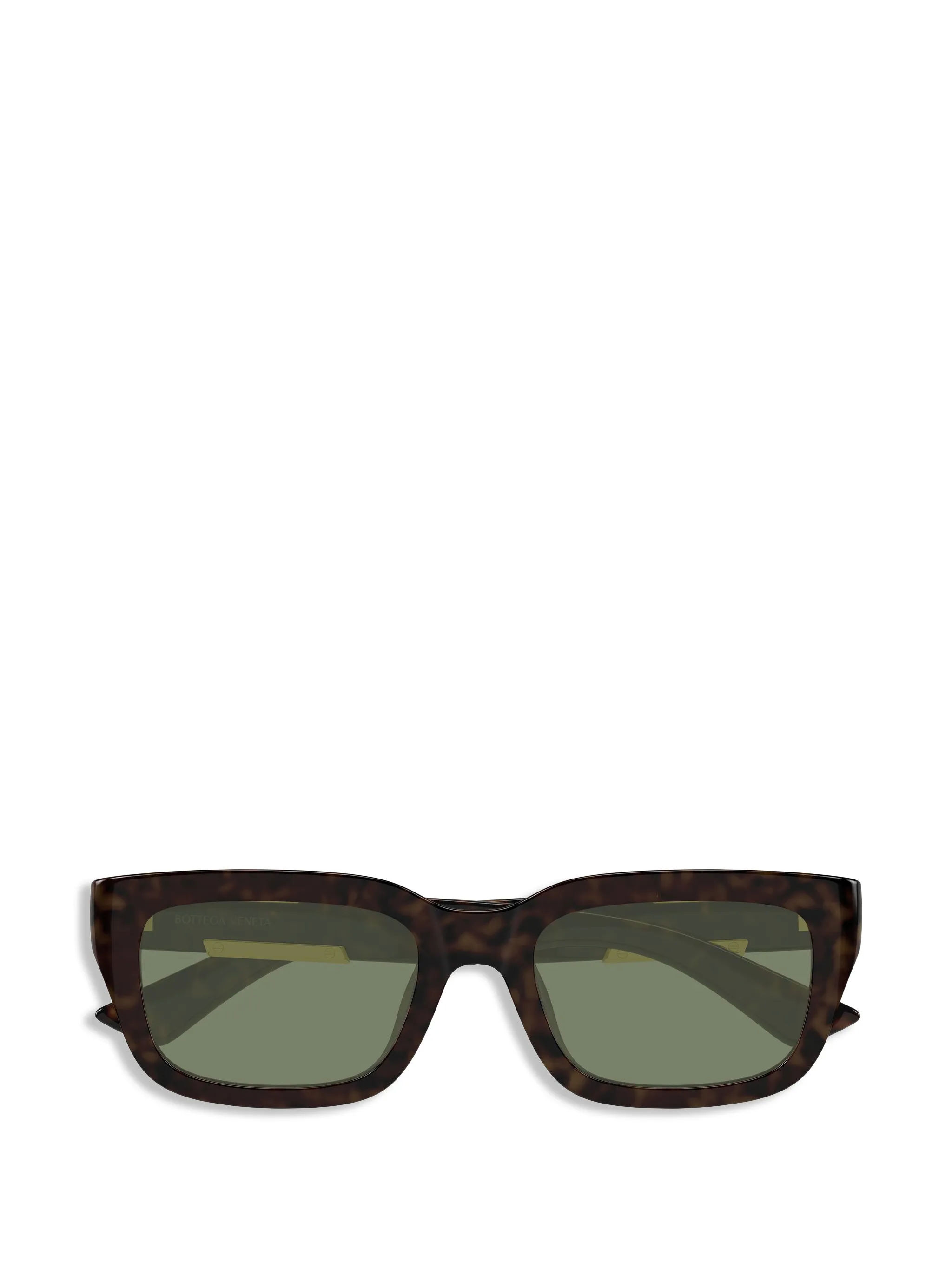 D-frame gold-detail sunglasses