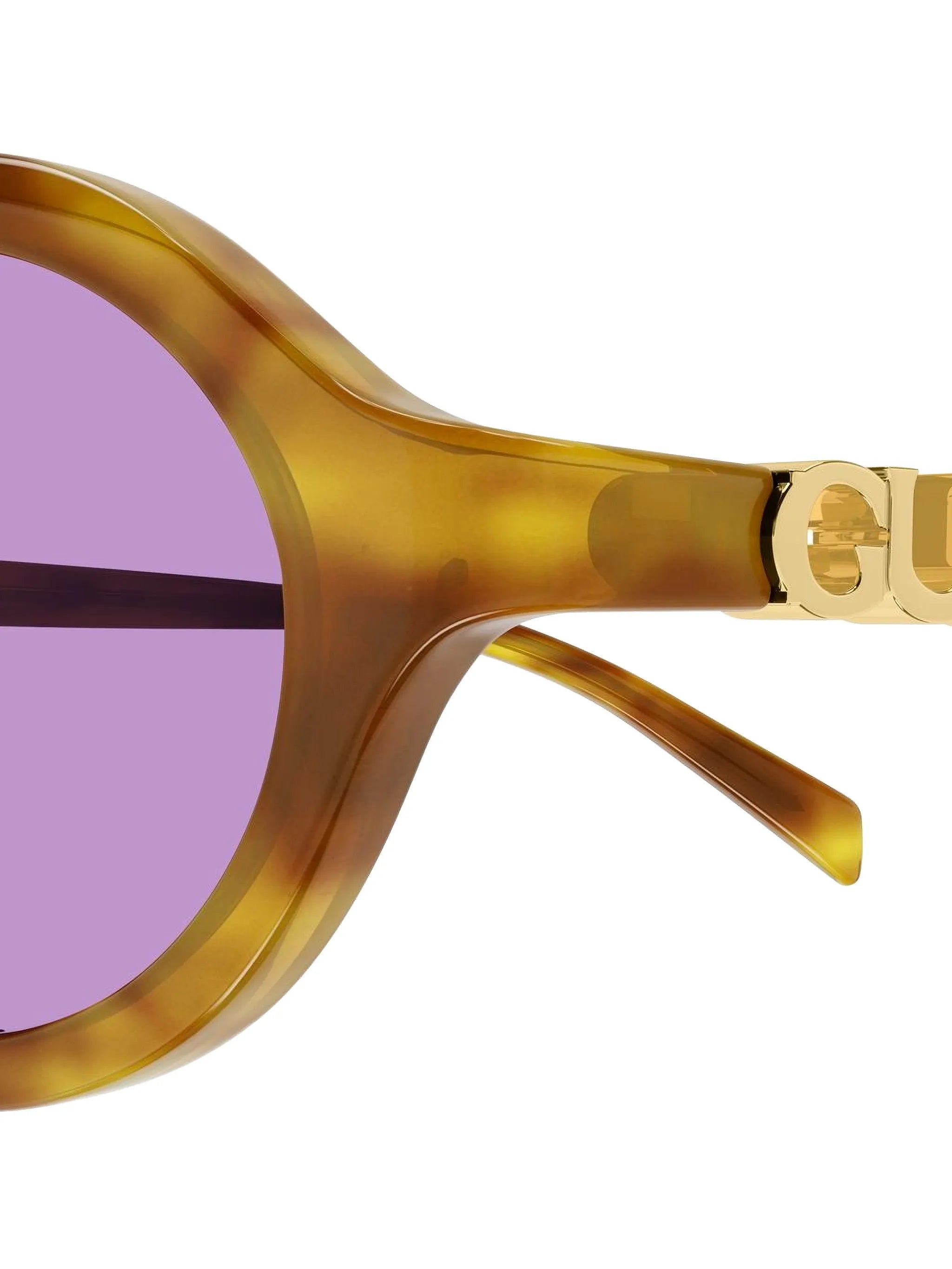 round logo-detail sunglasses