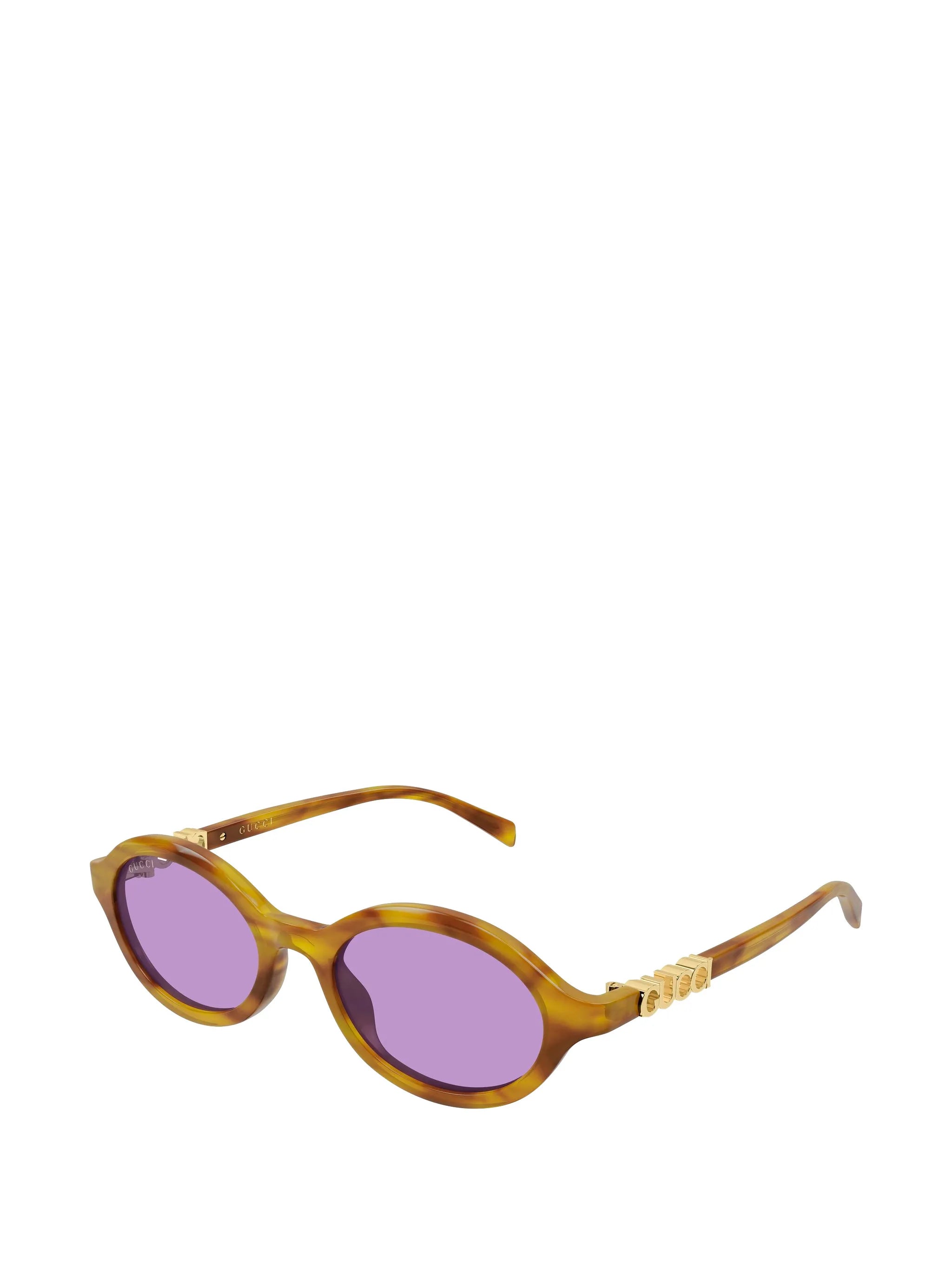 round logo-detail sunglasses