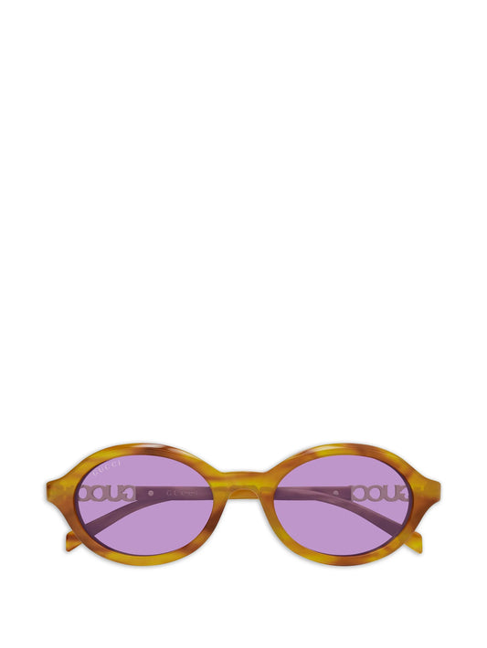 round logo-detail sunglasses