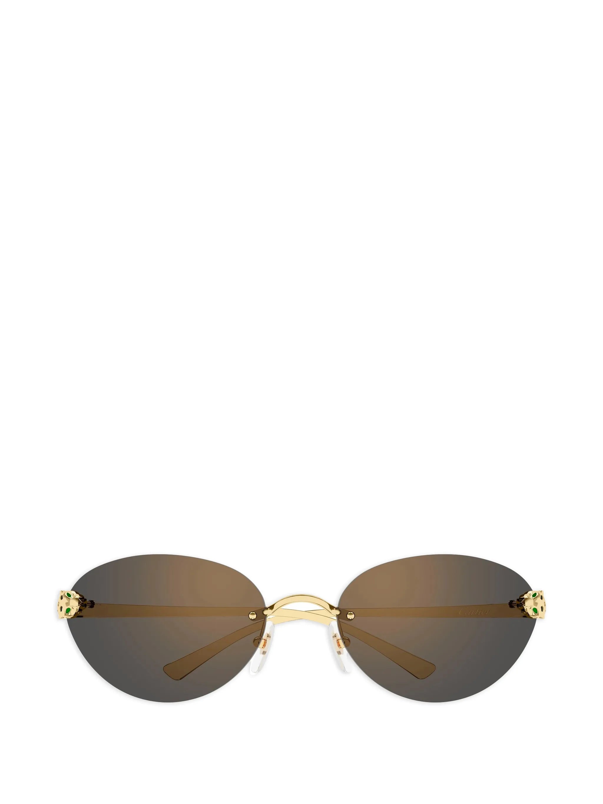 rimless sunglasses