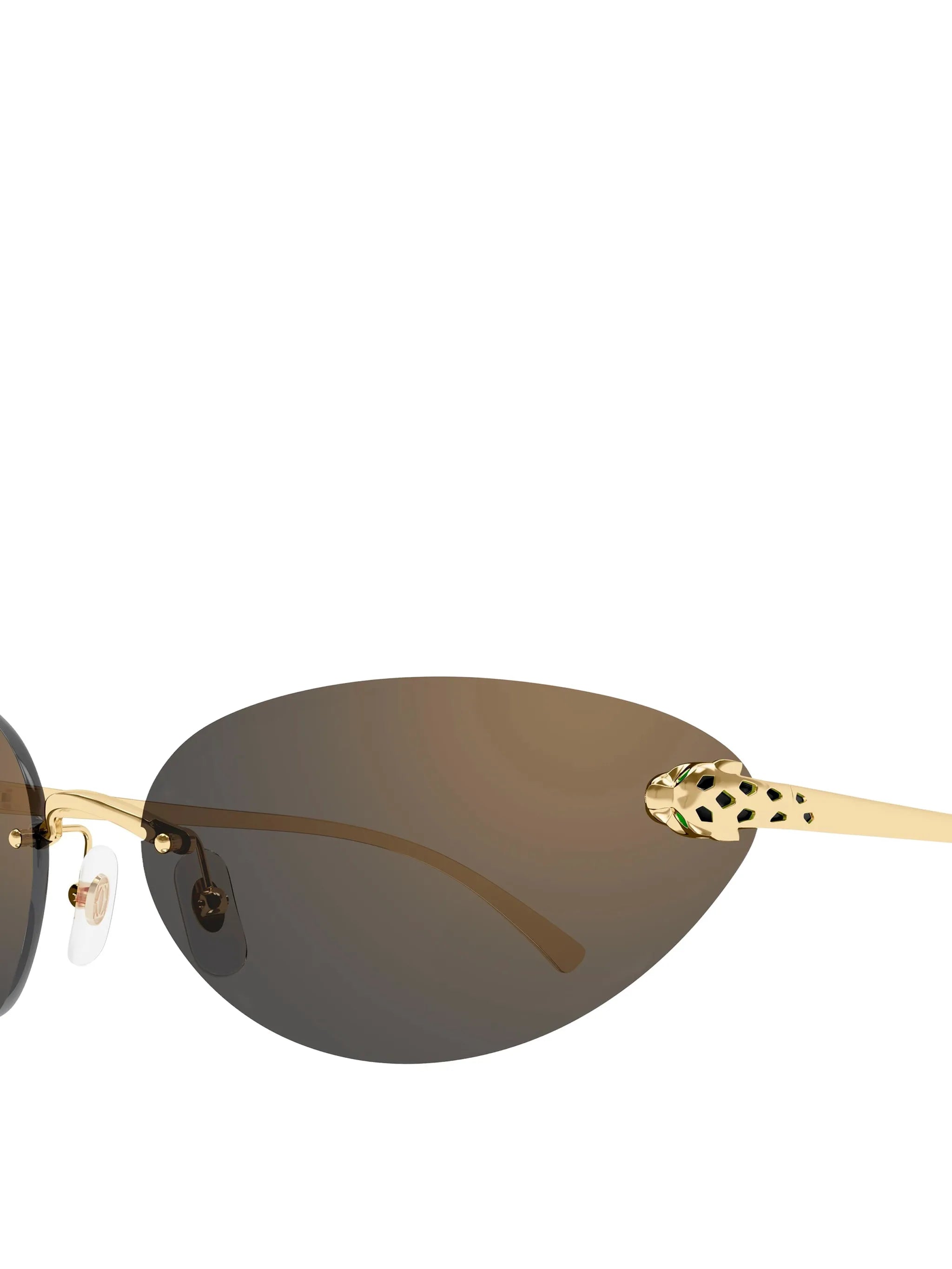 rimless sunglasses
