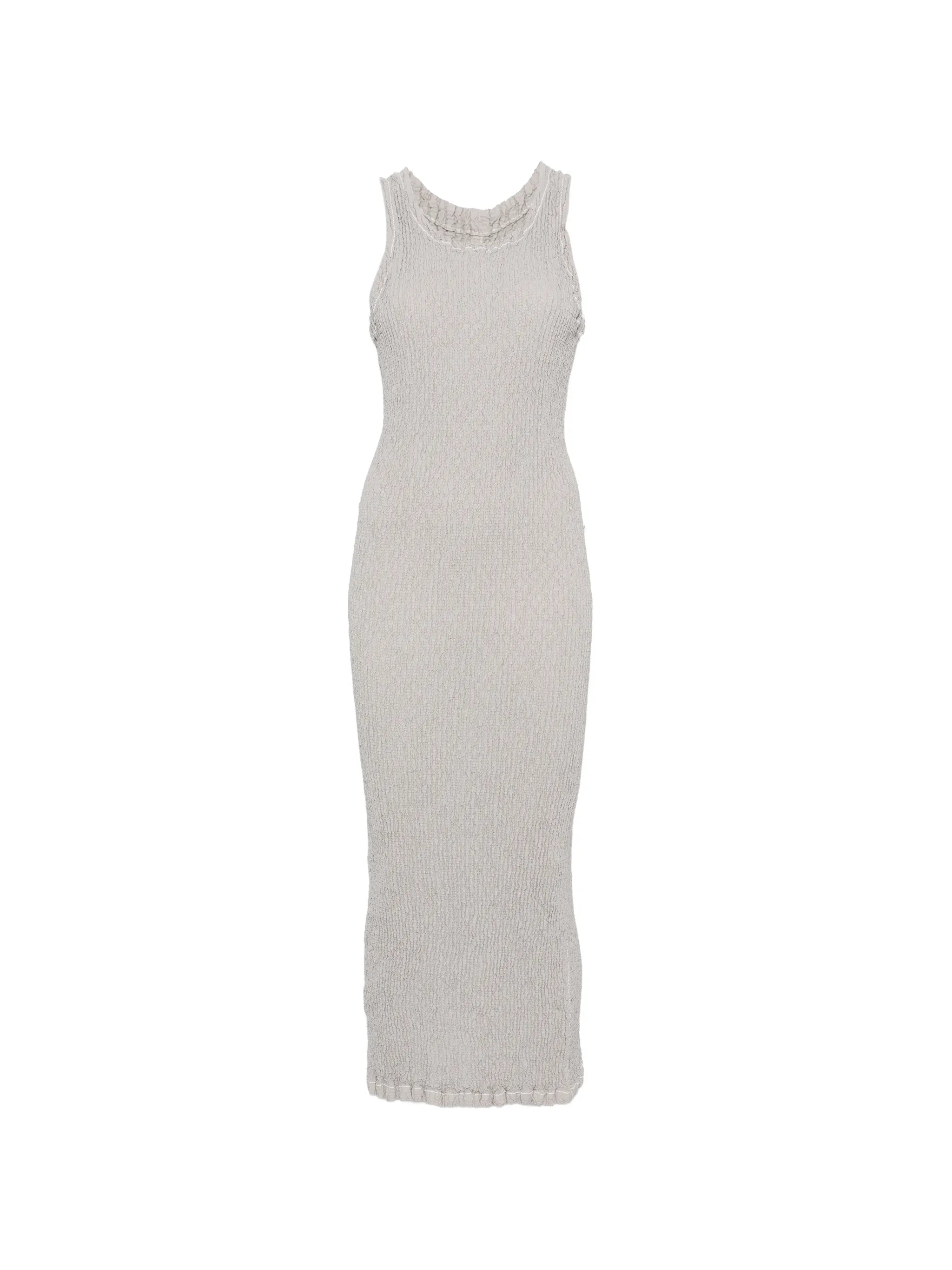 textured midi dress