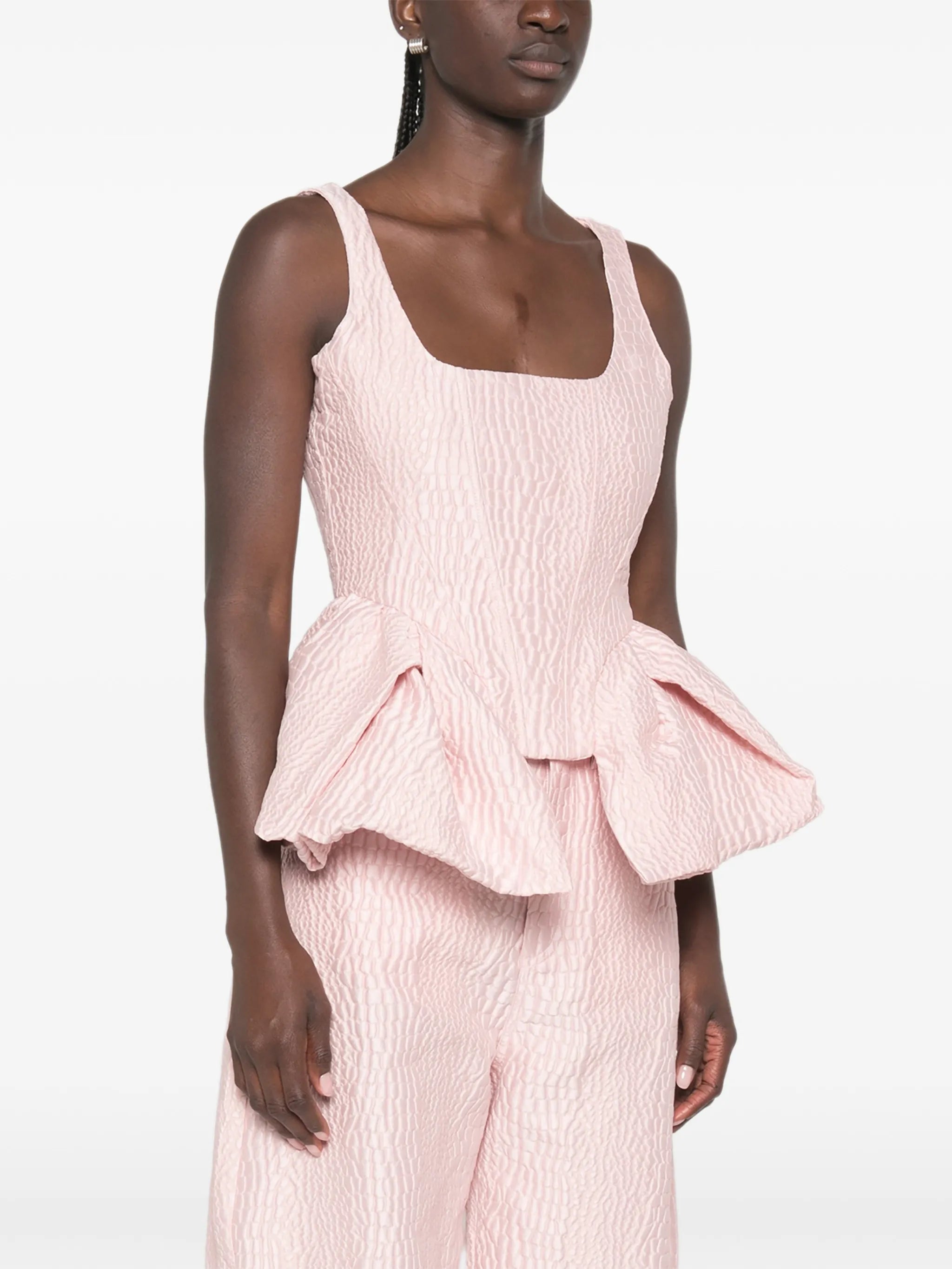 peplum-hem top
