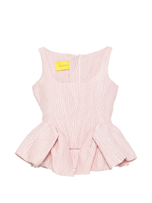 peplum-hem top