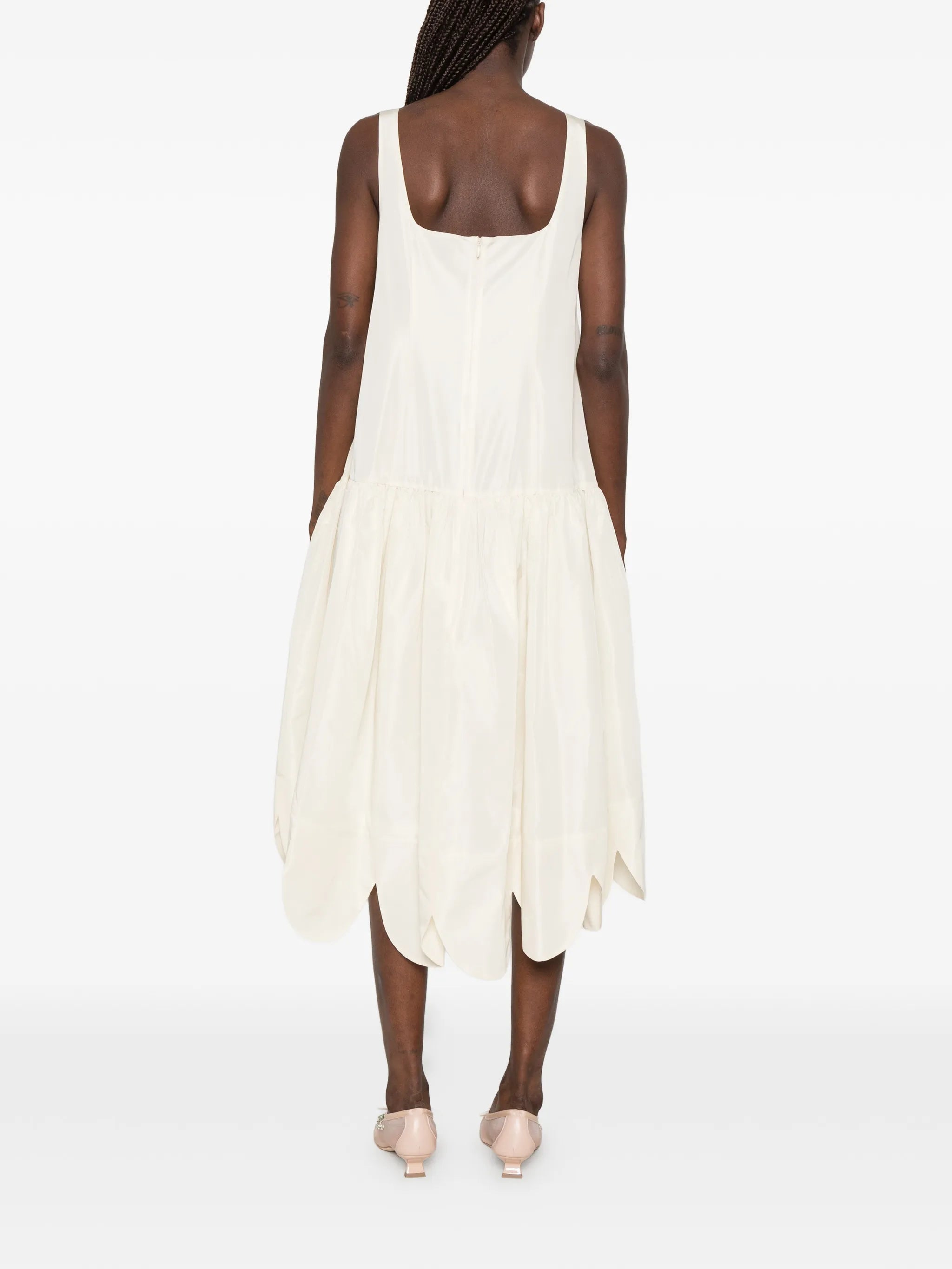 crystal-embellished midi dress