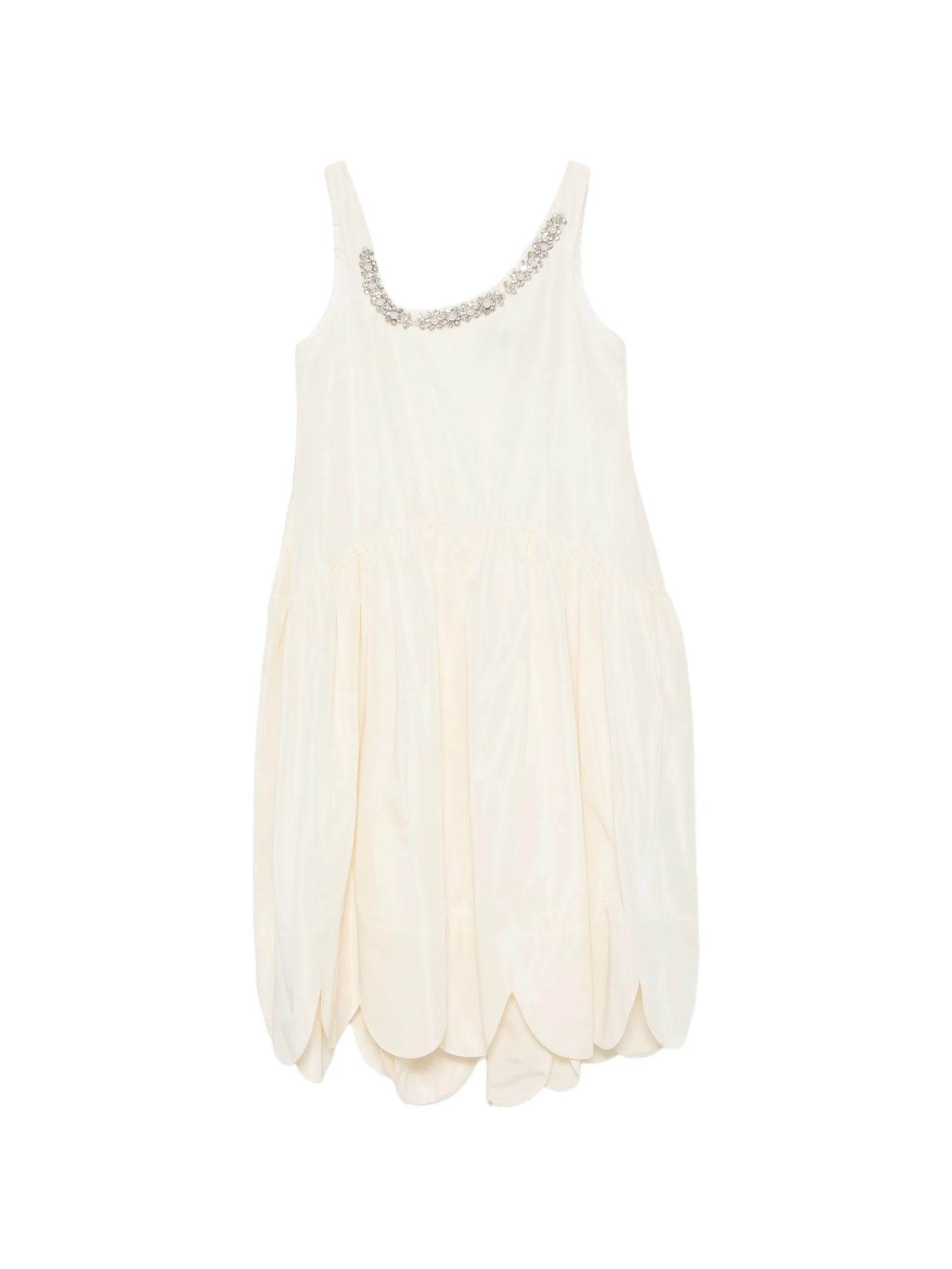 crystal-embellished midi dress