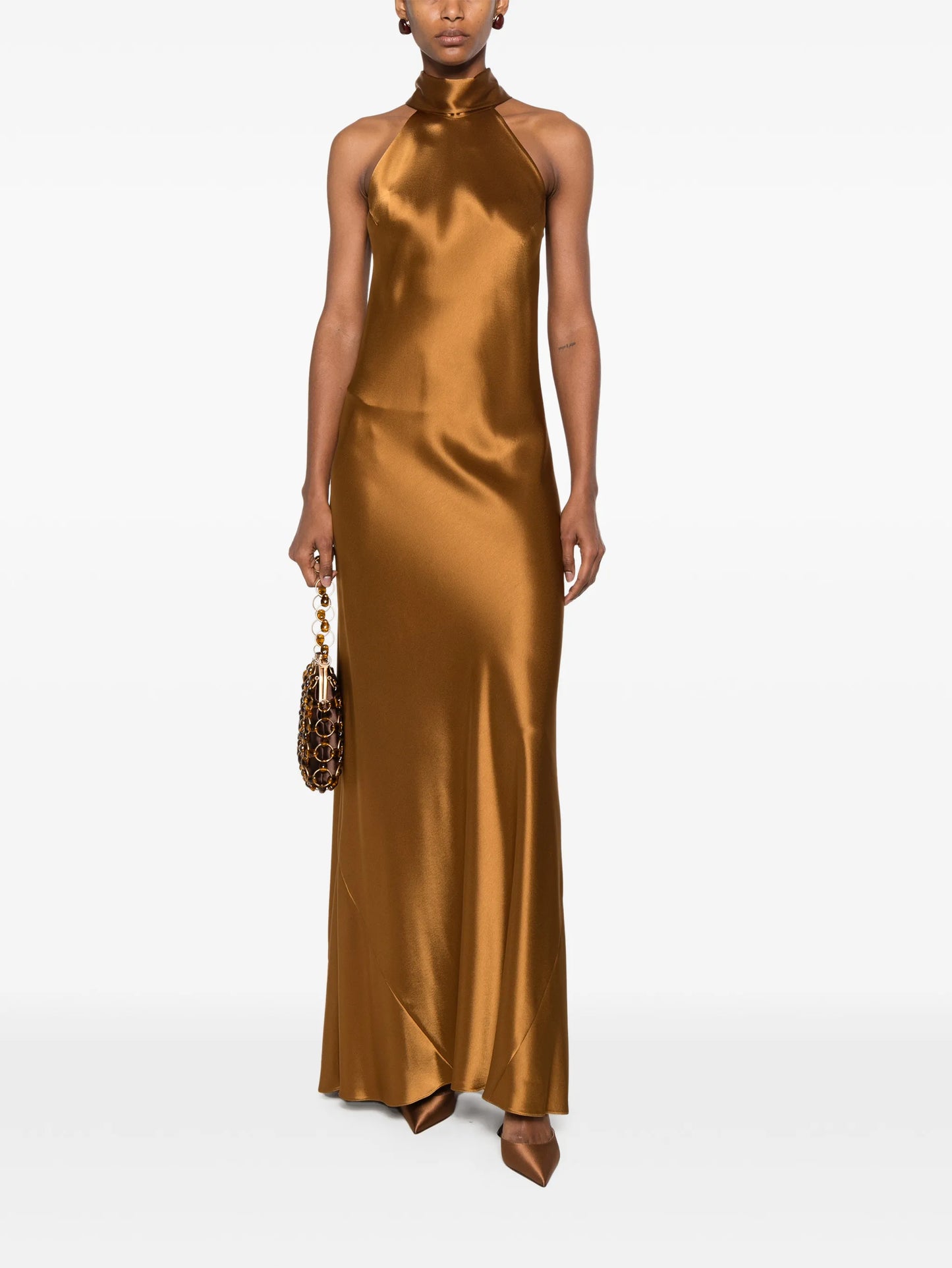 Sienna satin gown