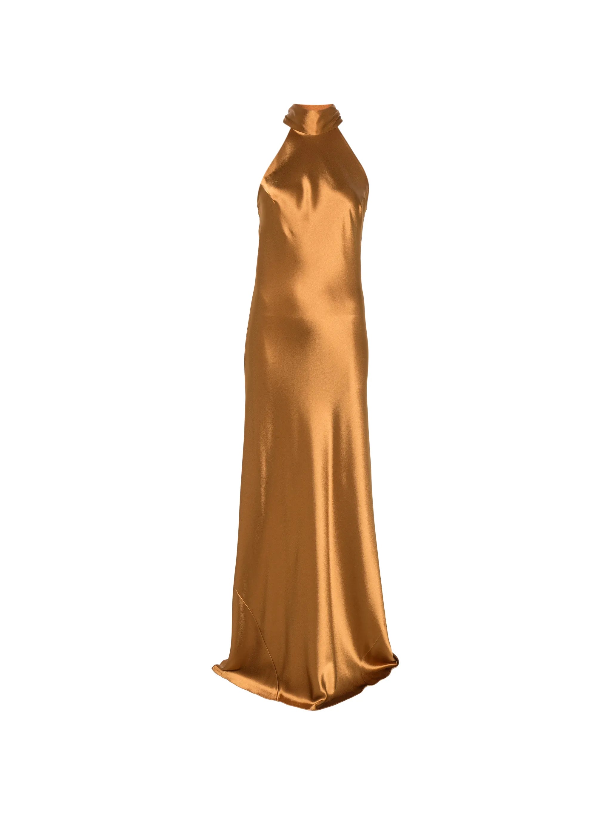 Sienna satin gown