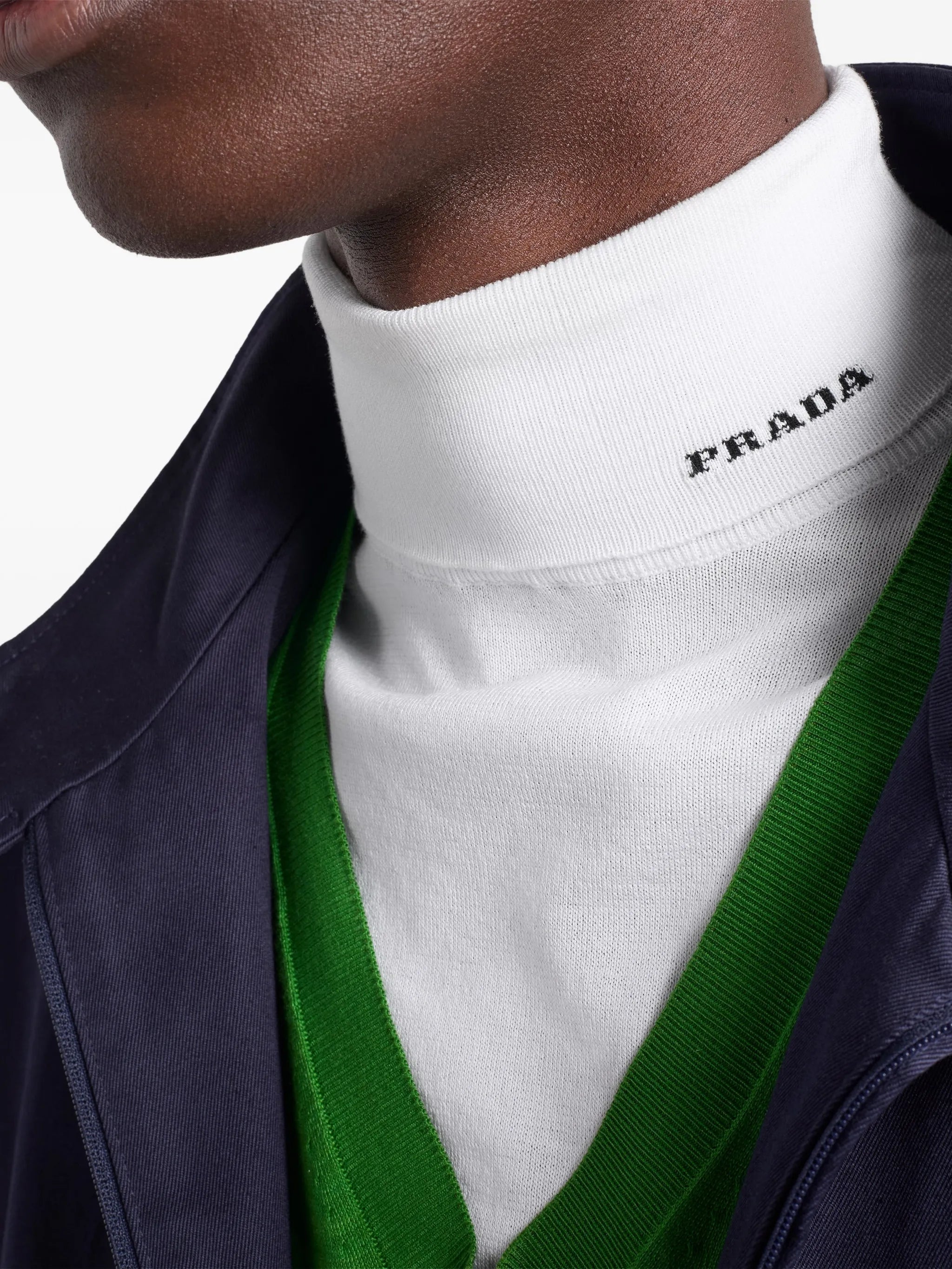 short-sleeve turtleneck sweater