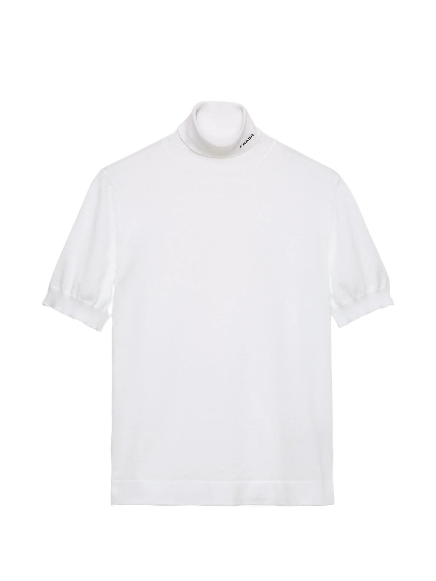 short-sleeve turtleneck sweater