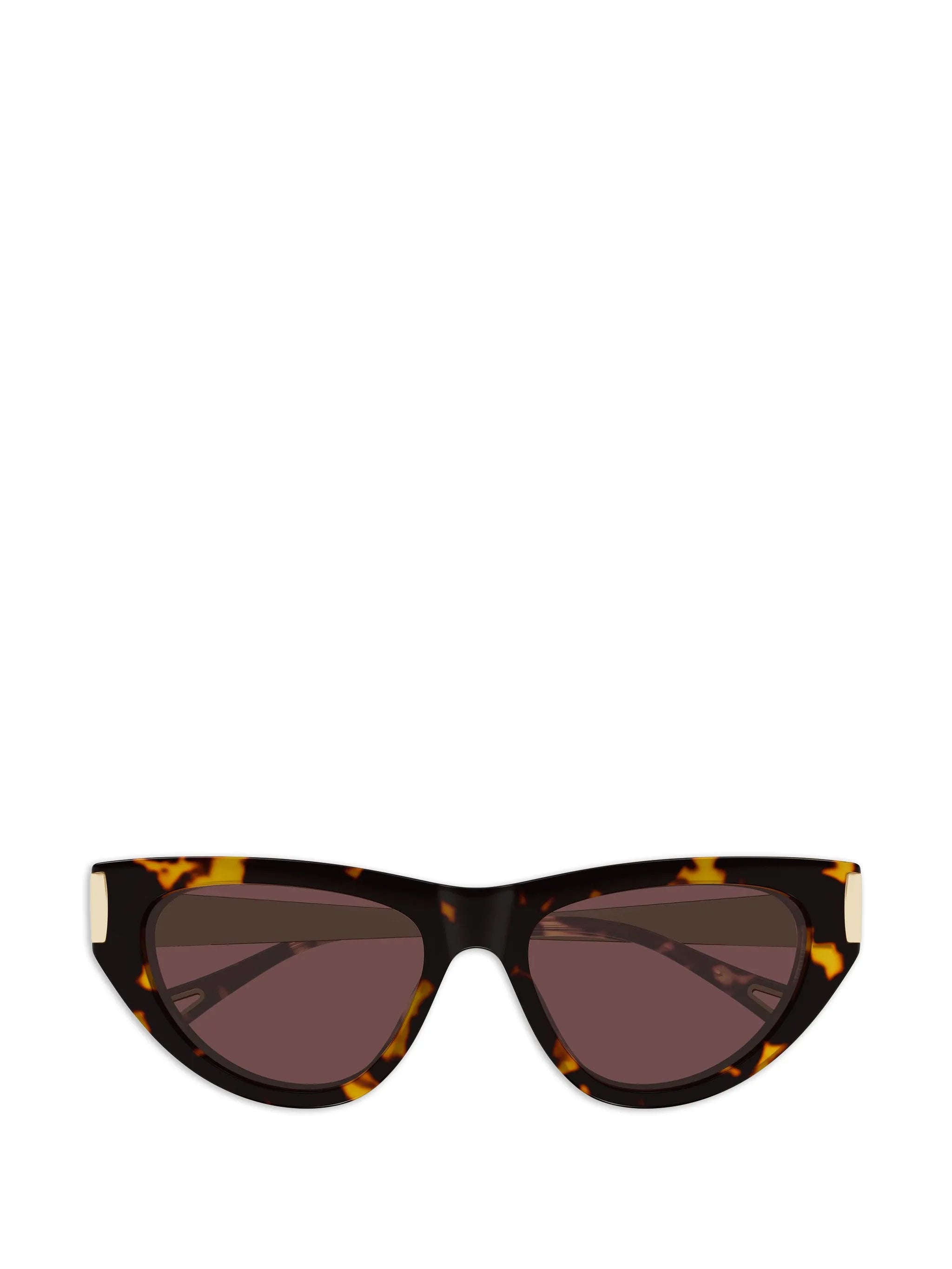cat-eye tortoiseshell-effect sunglasses