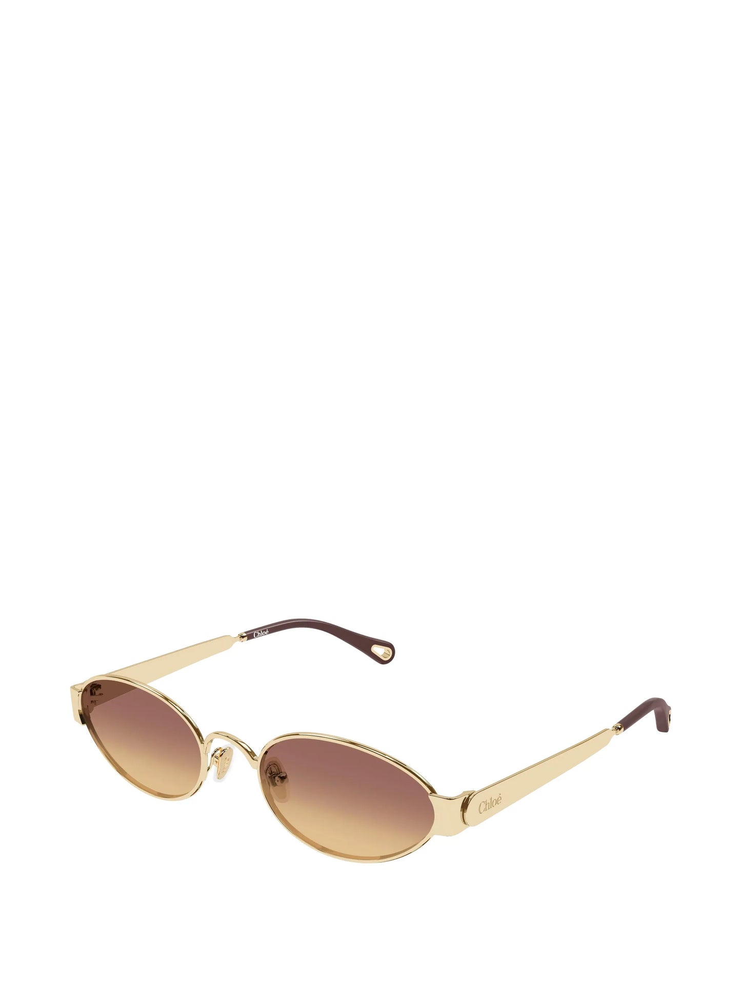 oval-frame sunglasses