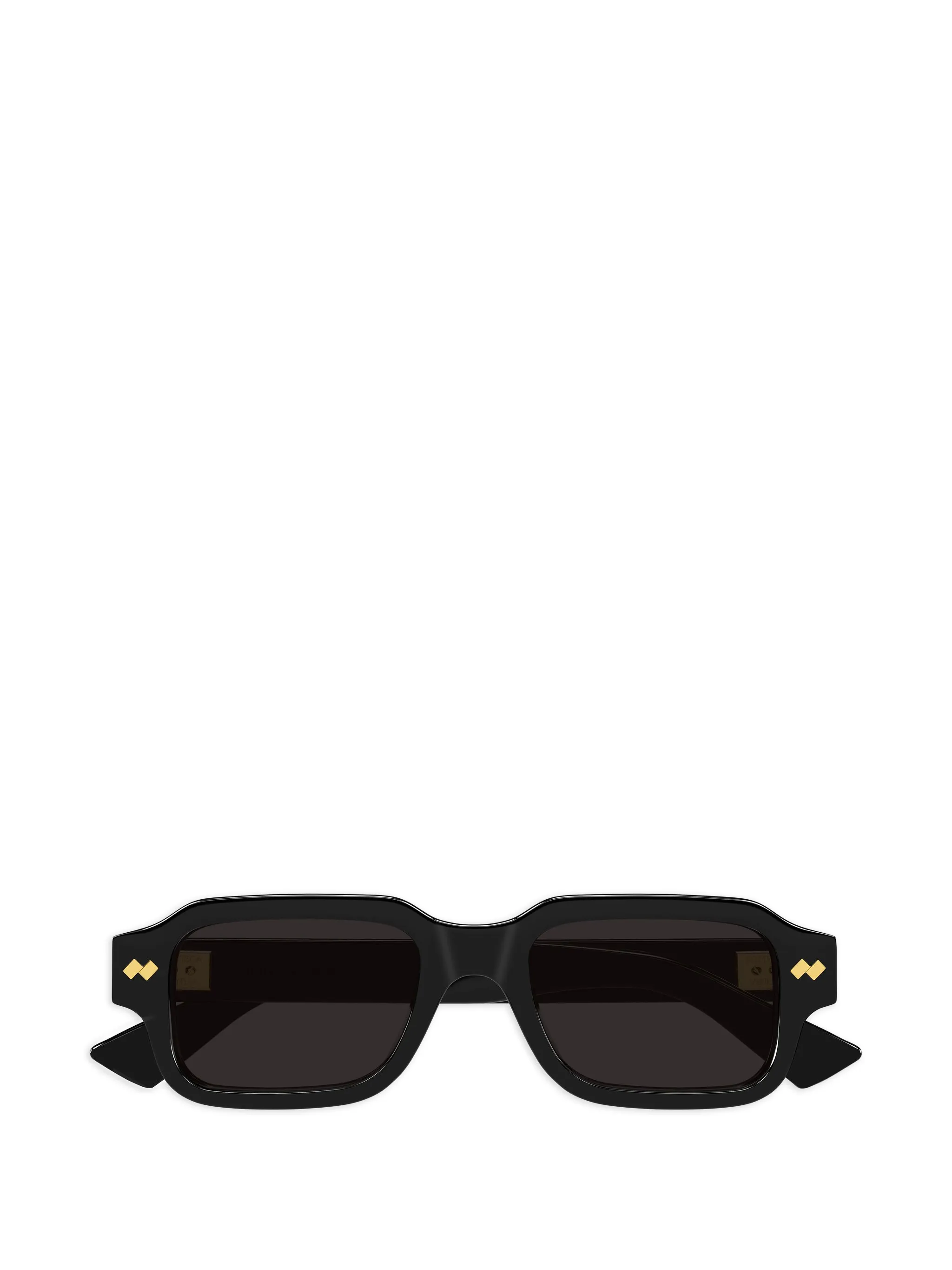 Intrecciato rectangular-frame sunglasses