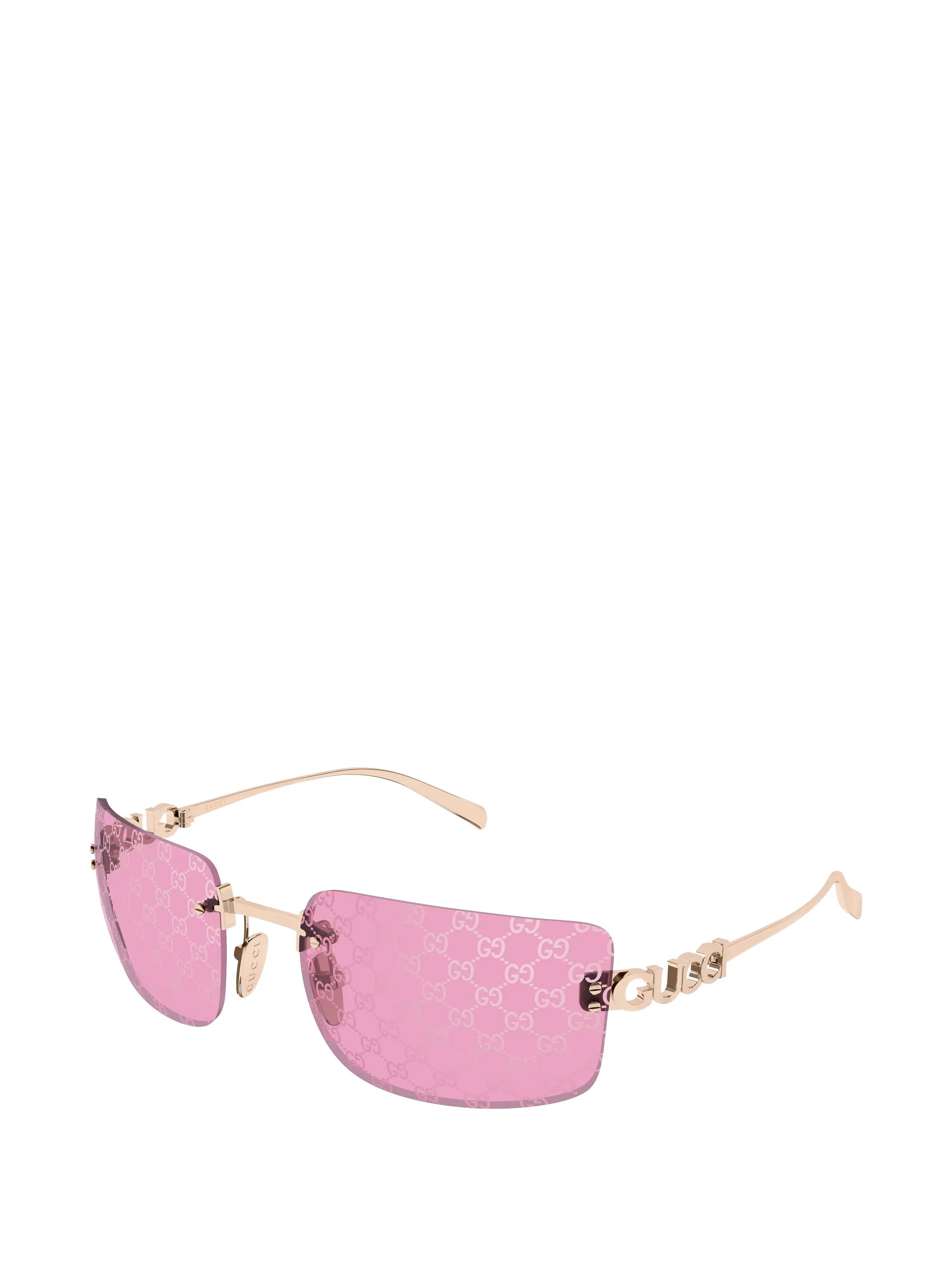rimless sunglasses