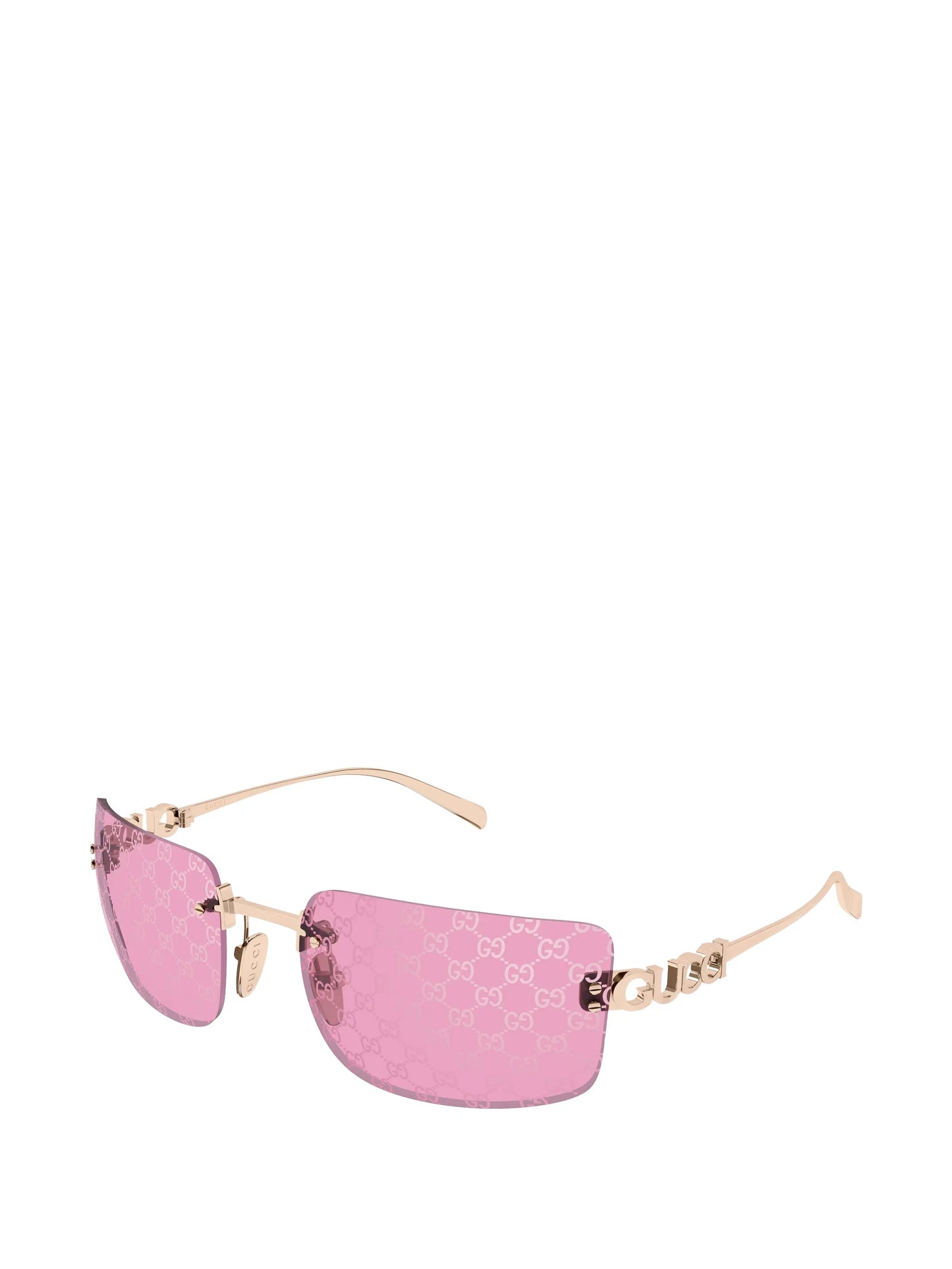 rimless sunglasses