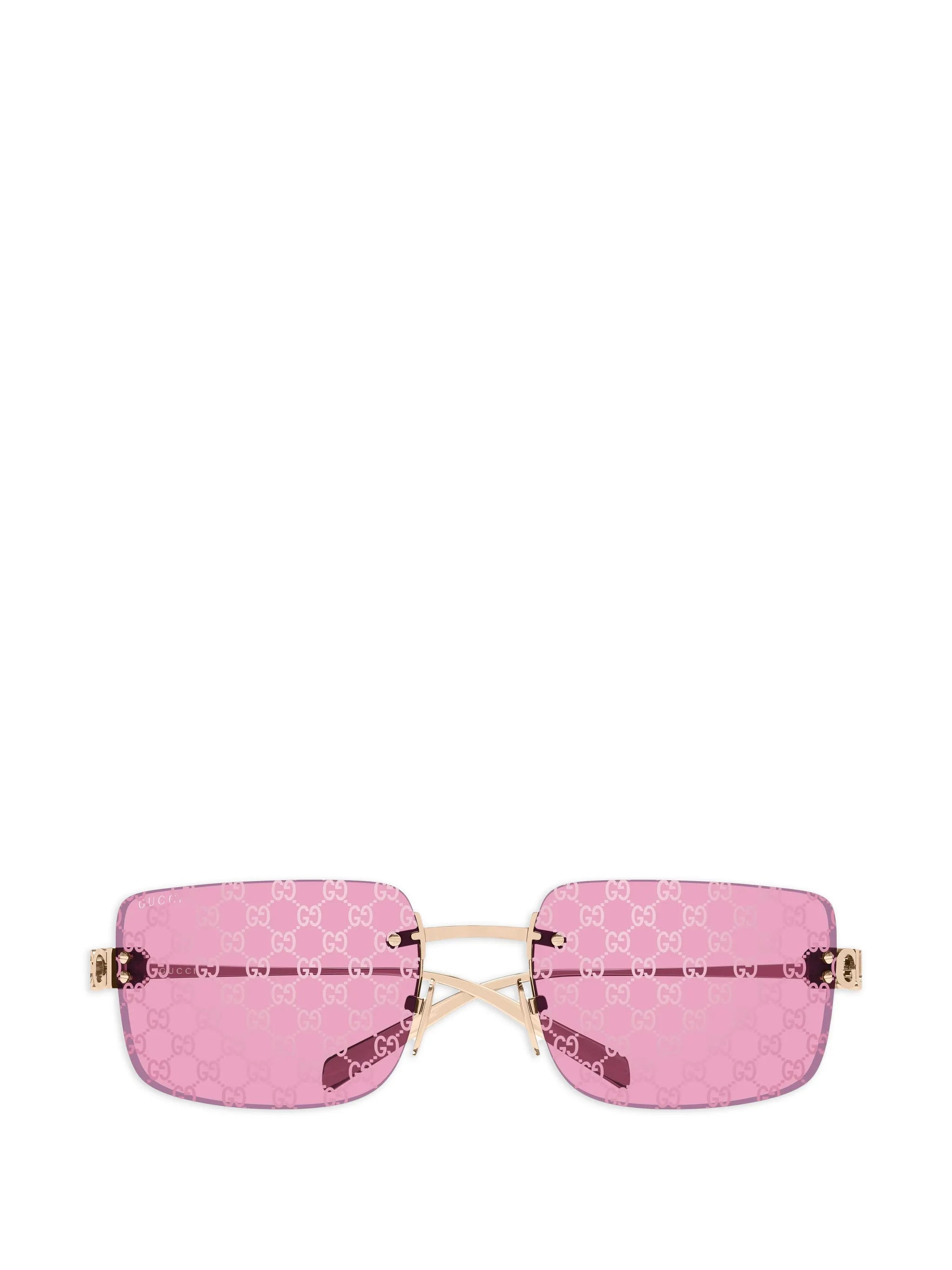 rimless sunglasses
