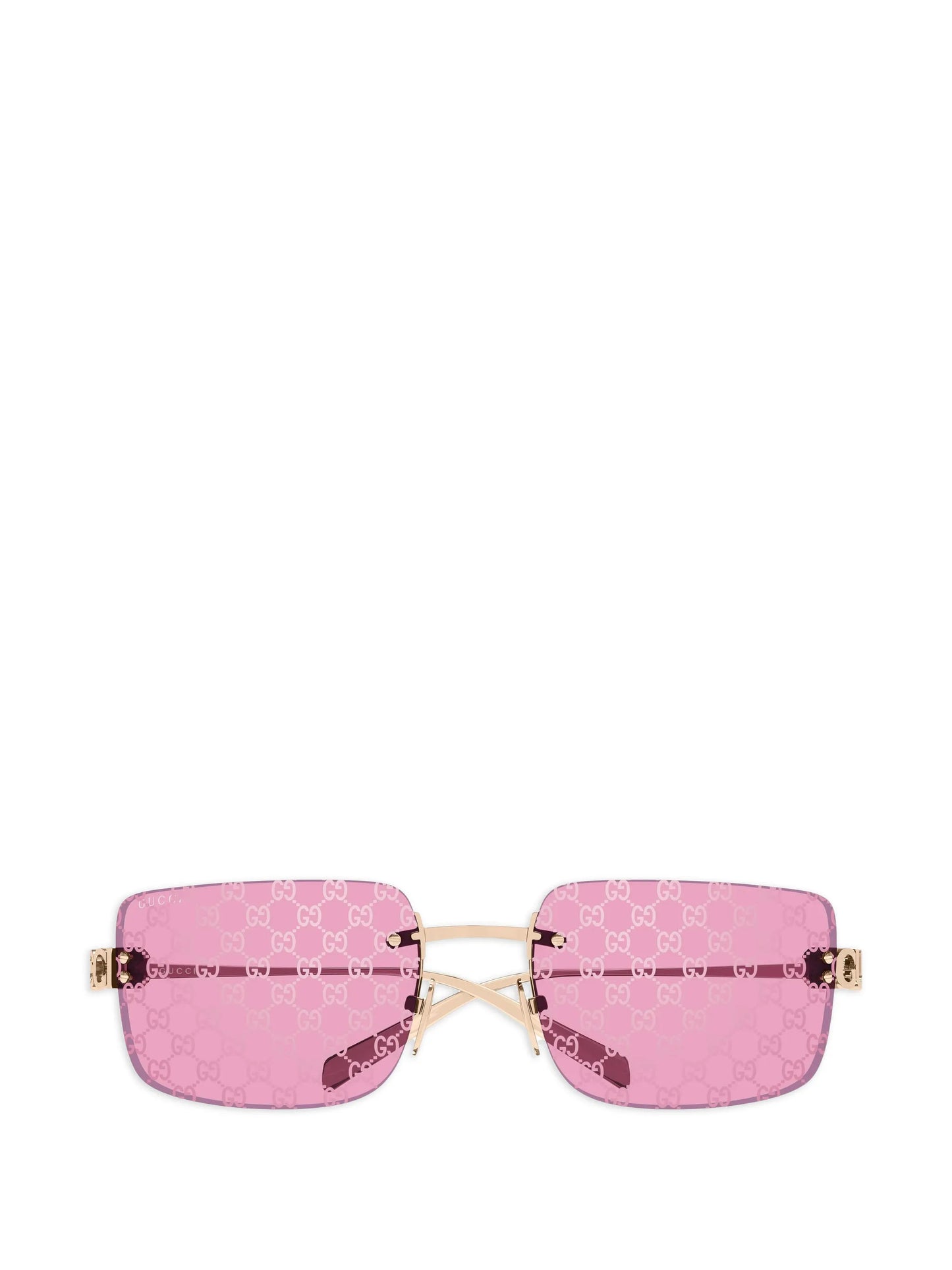 rimless sunglasses