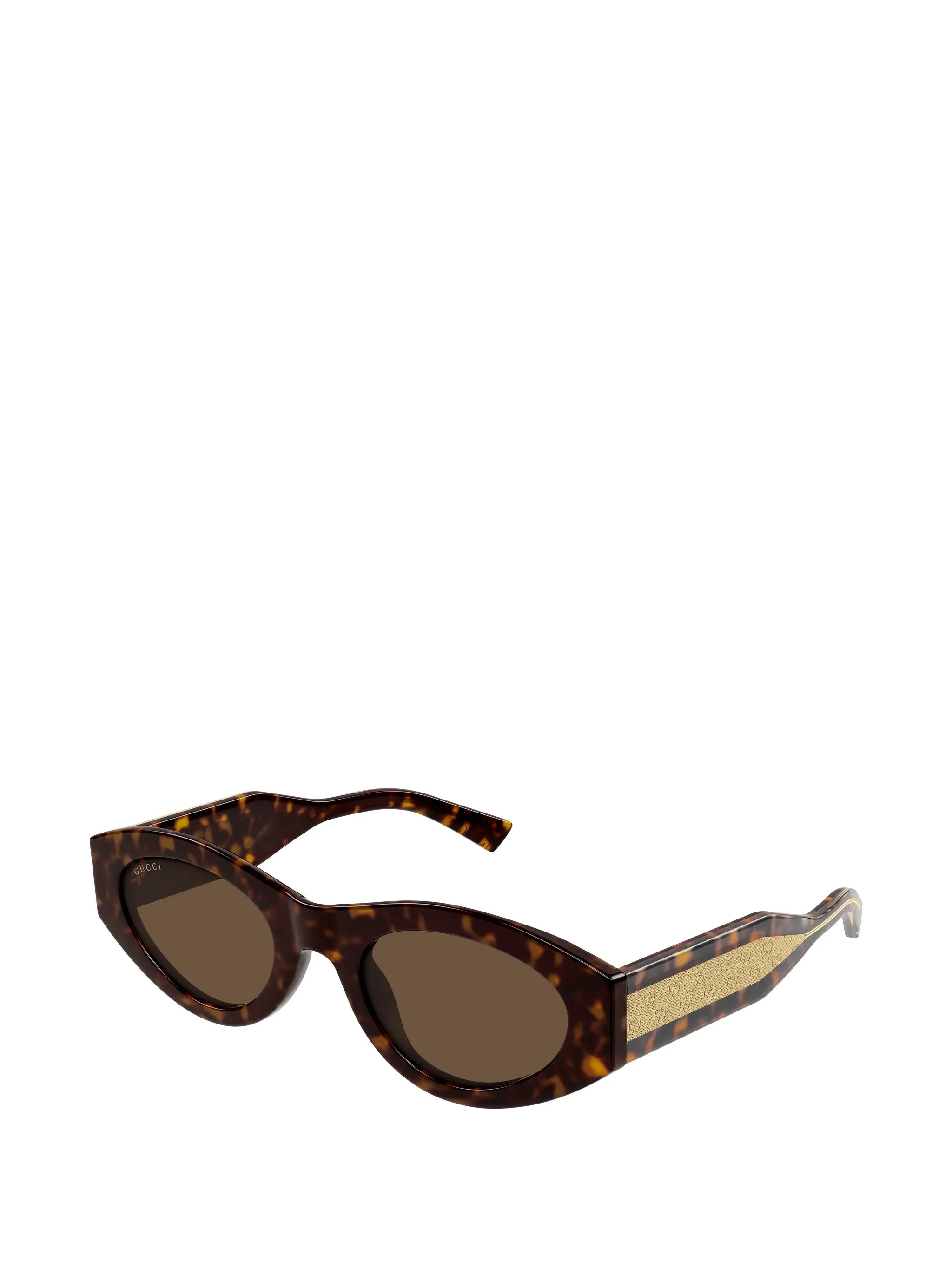 oval logo-detail sunglasses