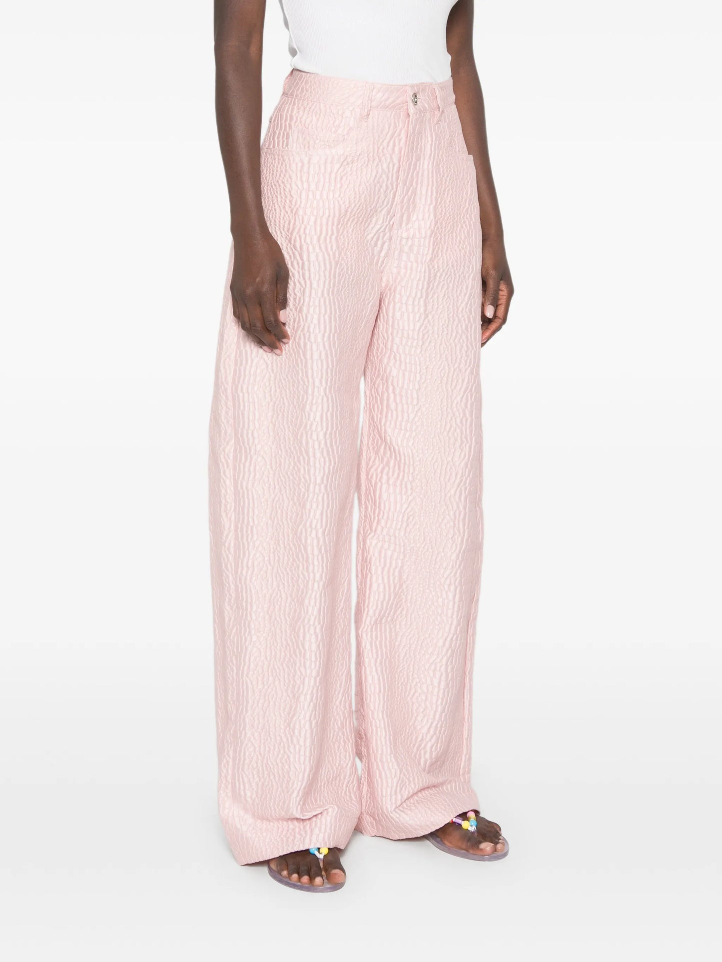 pink trousers