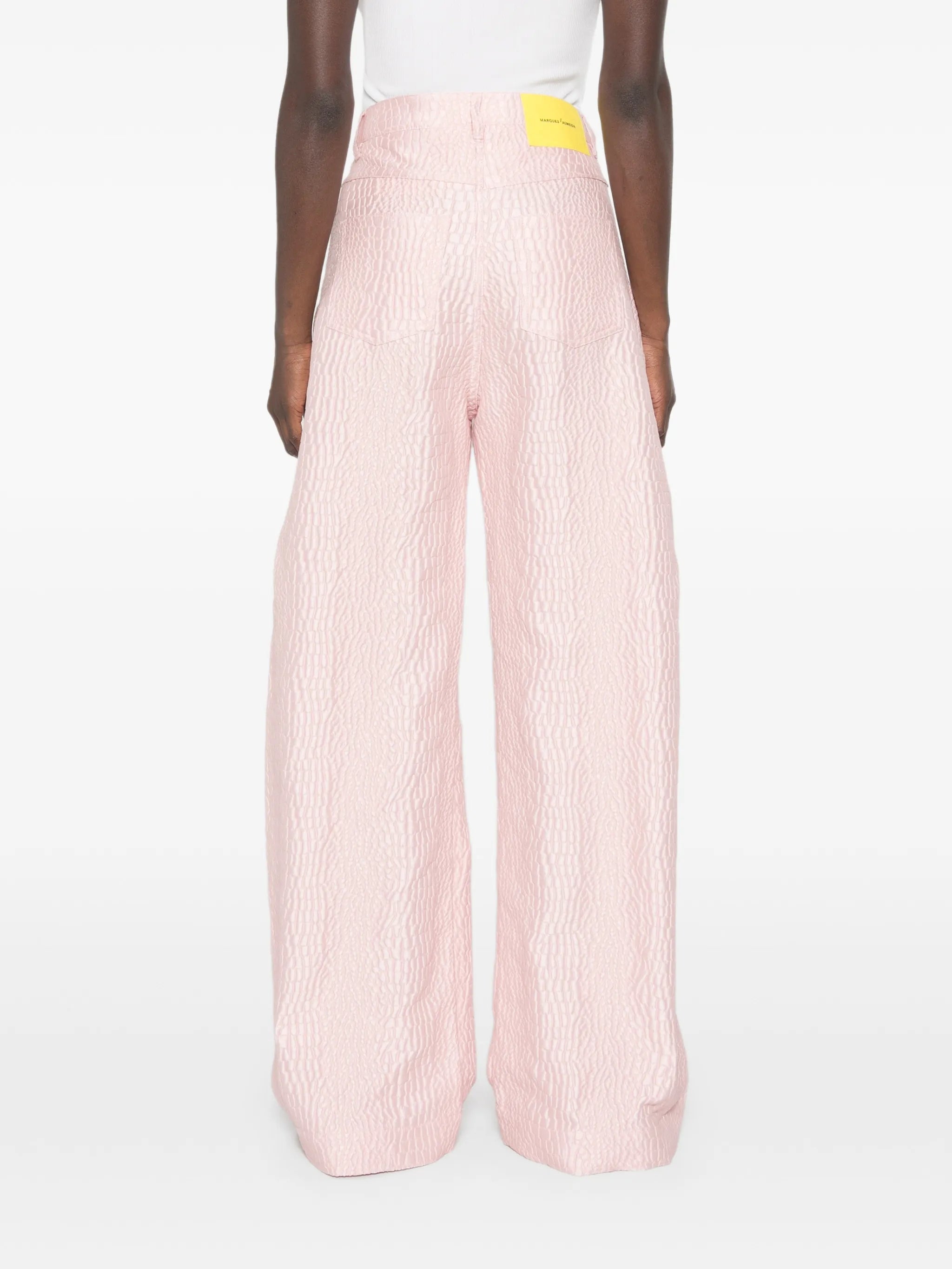 pink trousers