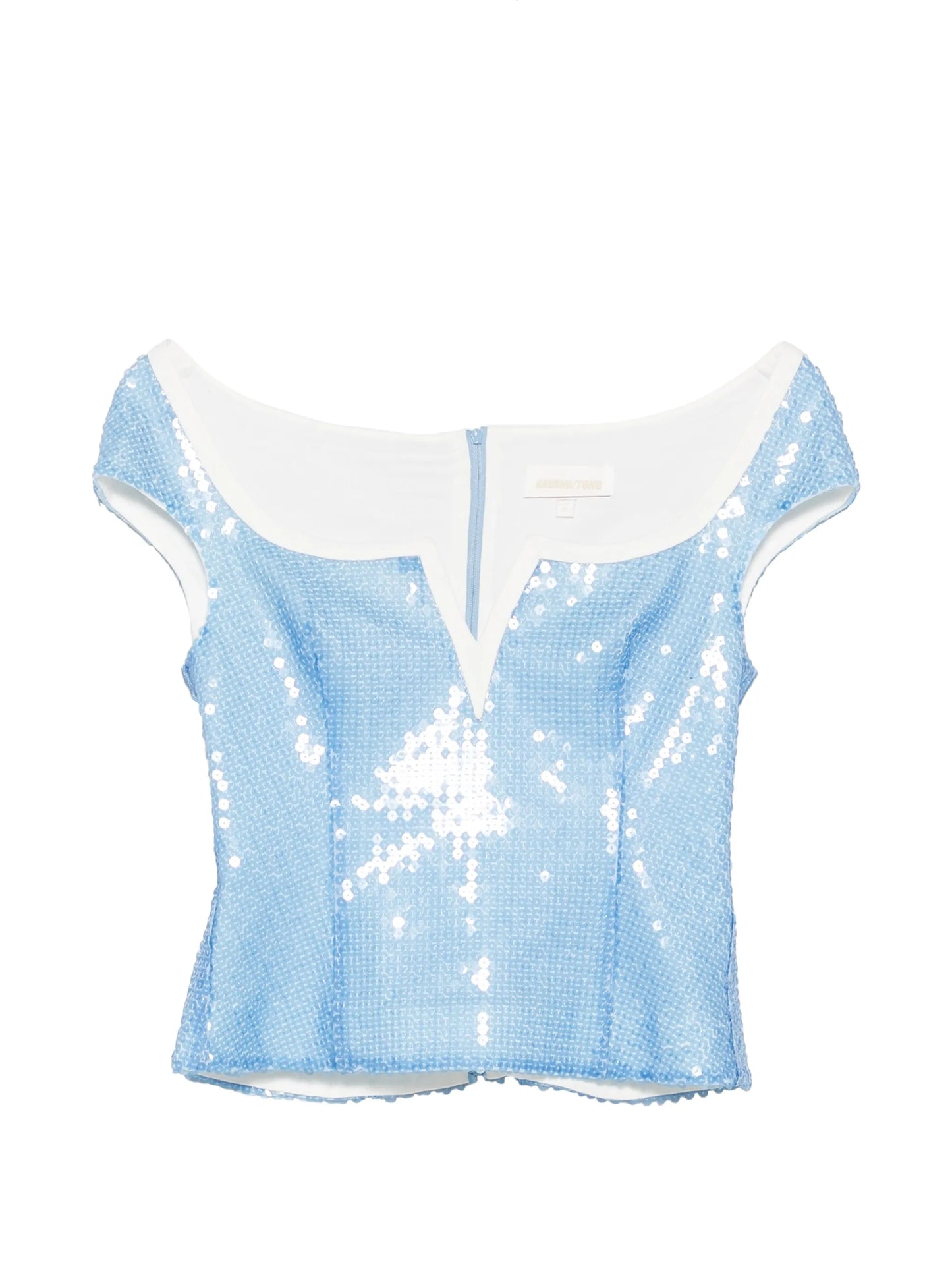 sequin-embellishment top