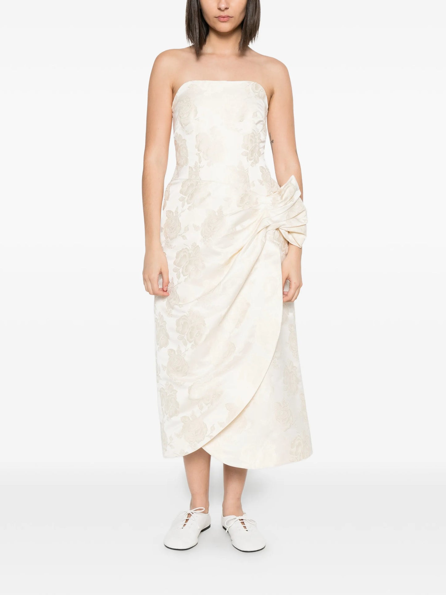 Sash midi dress