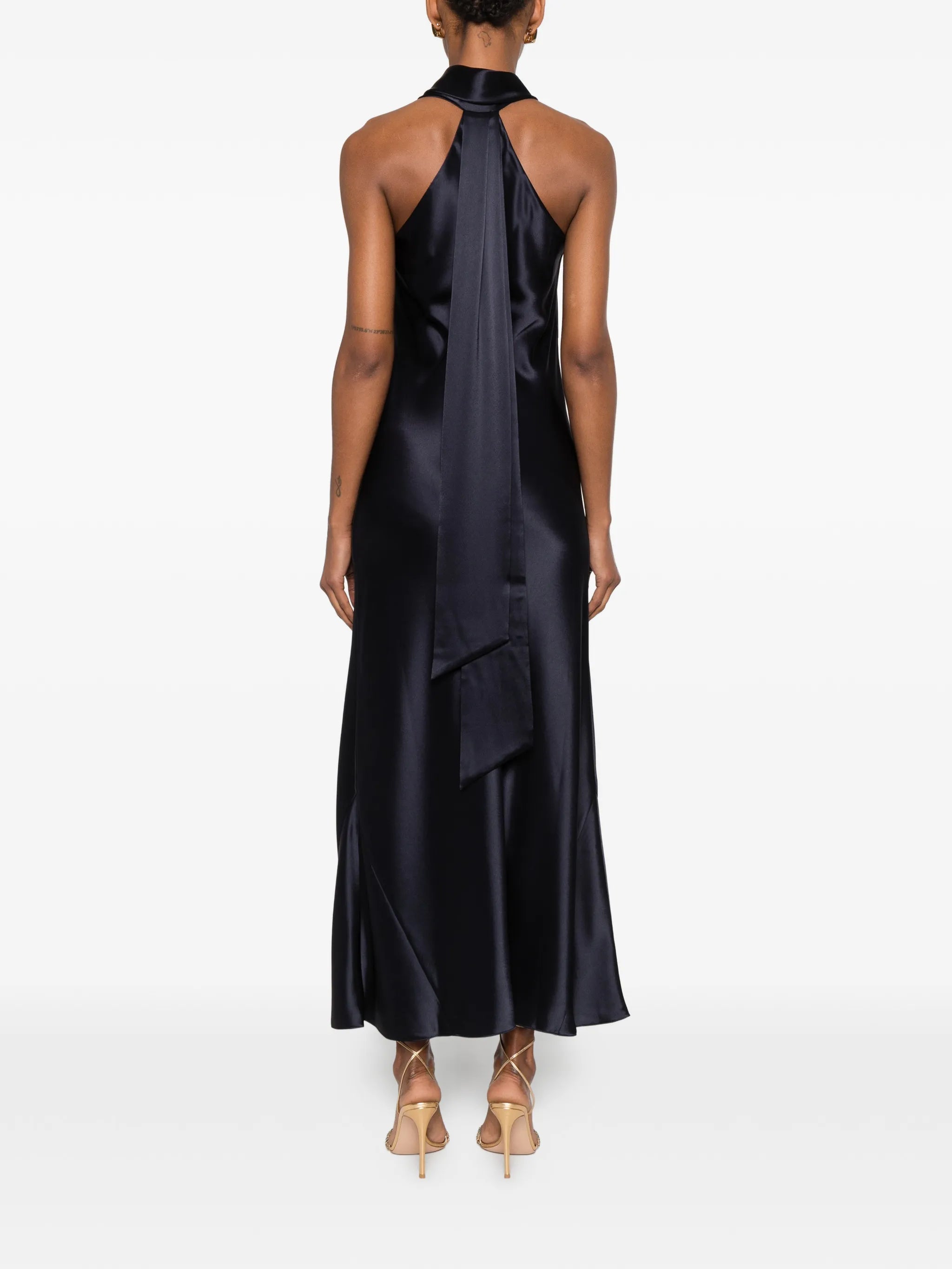 Pandora satin midi dress