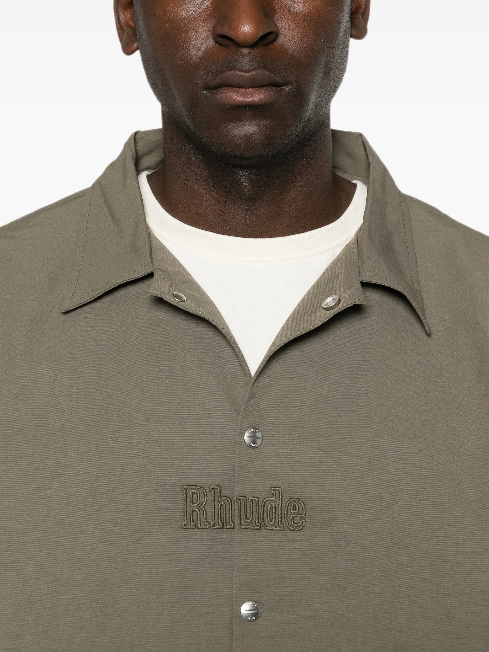 RHUDE logo coaches jacket