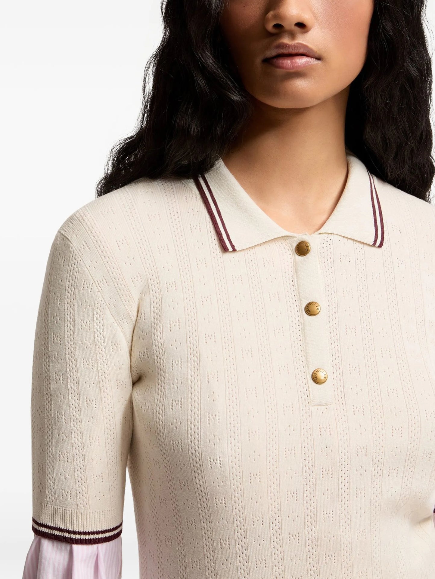 striped polo shirt