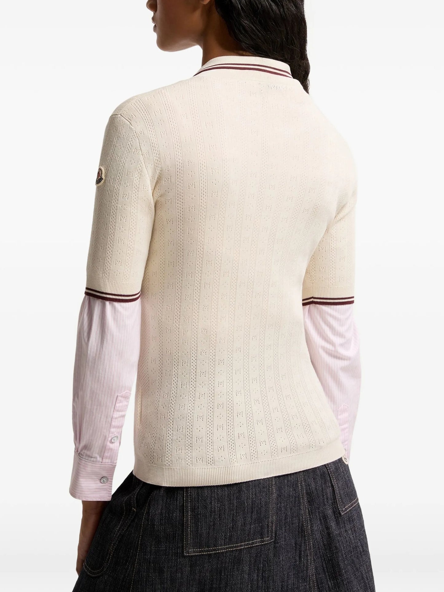 striped polo shirt