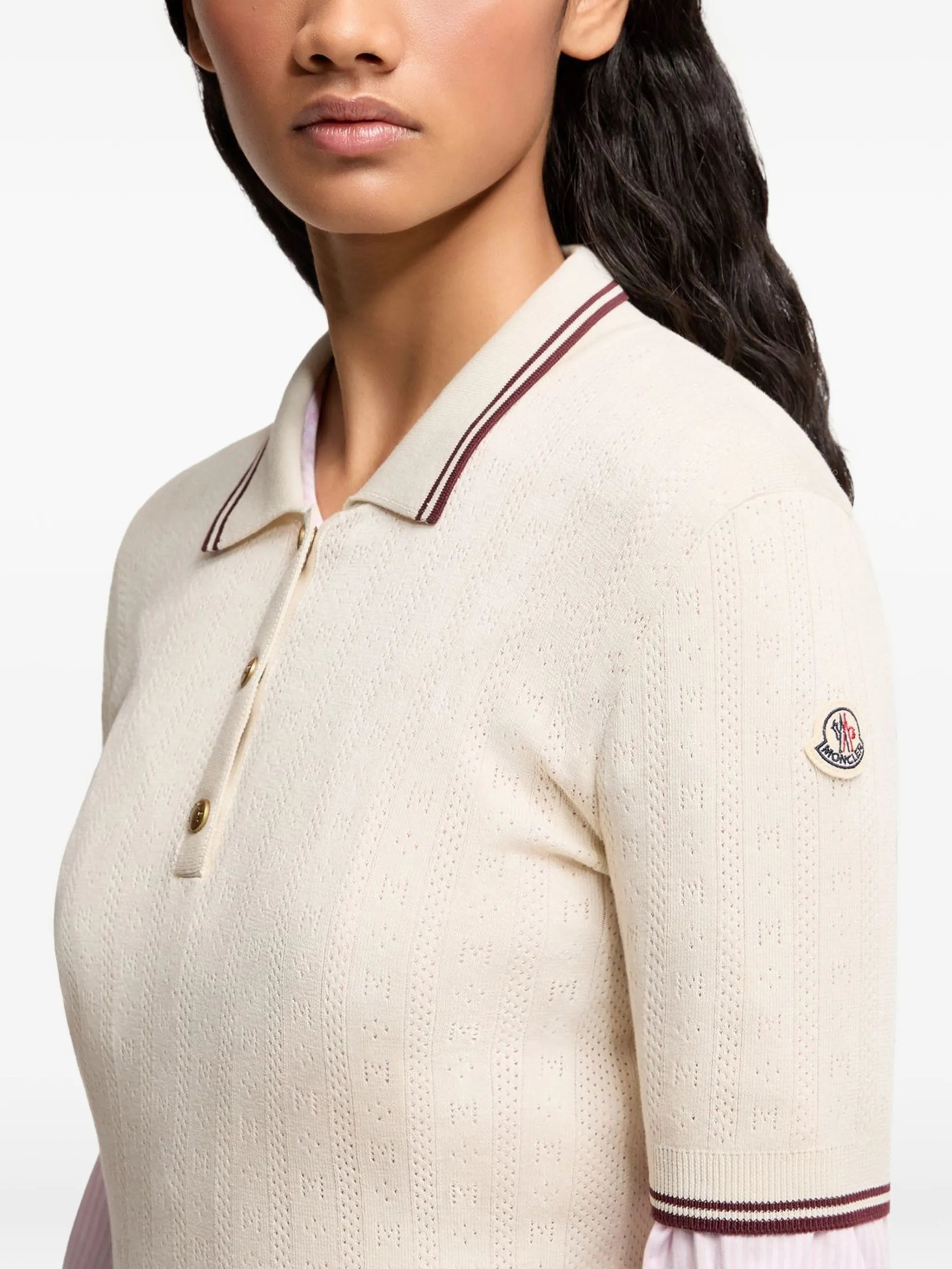 striped polo shirt